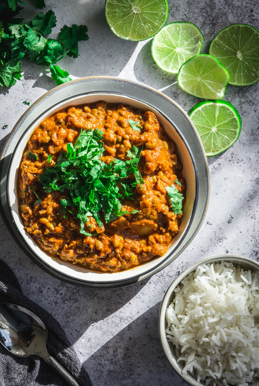 Easy and Healthy Vegan Cauliflower Mung Bean Curry