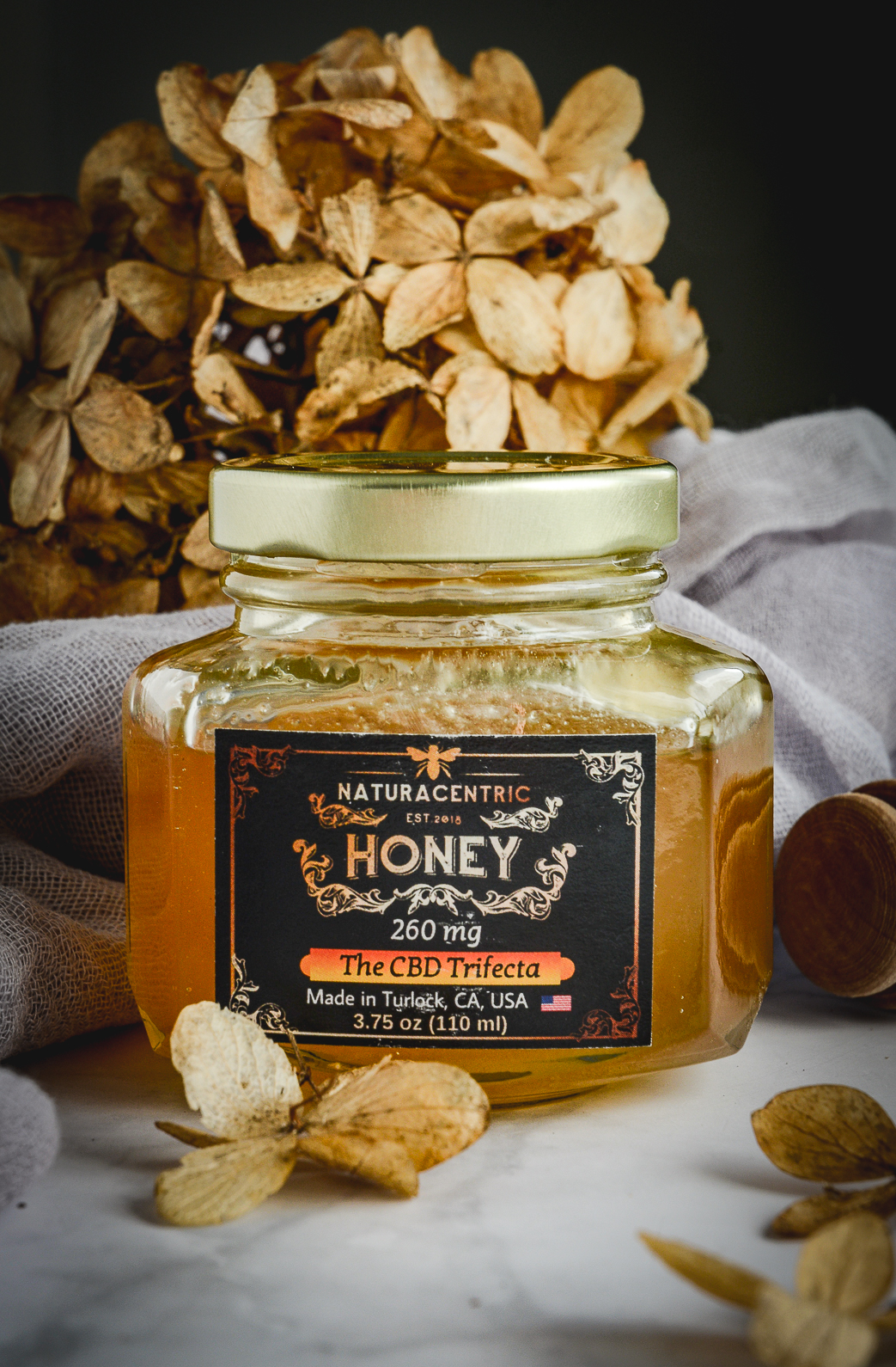honey in jar