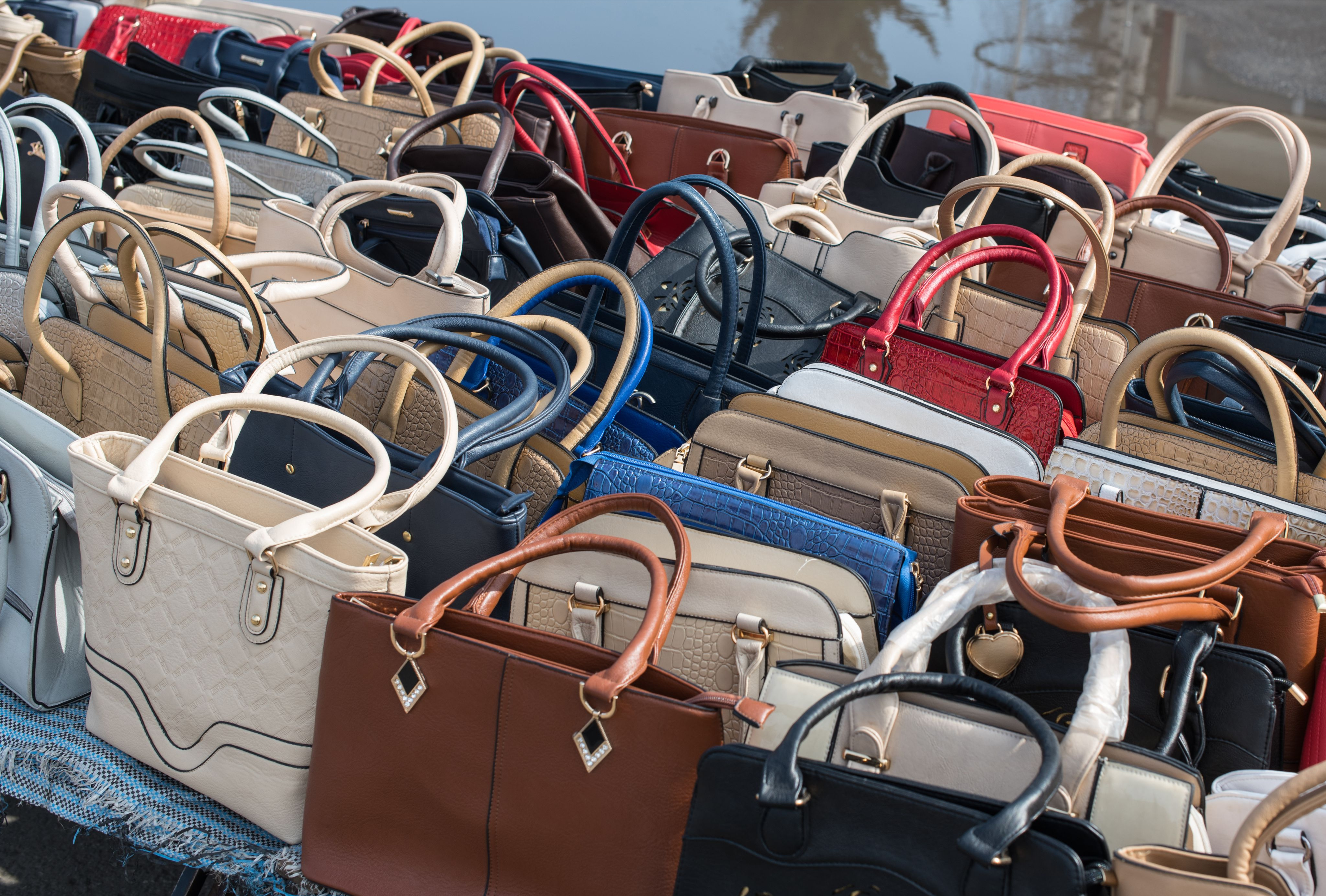 Synthetic designer bags