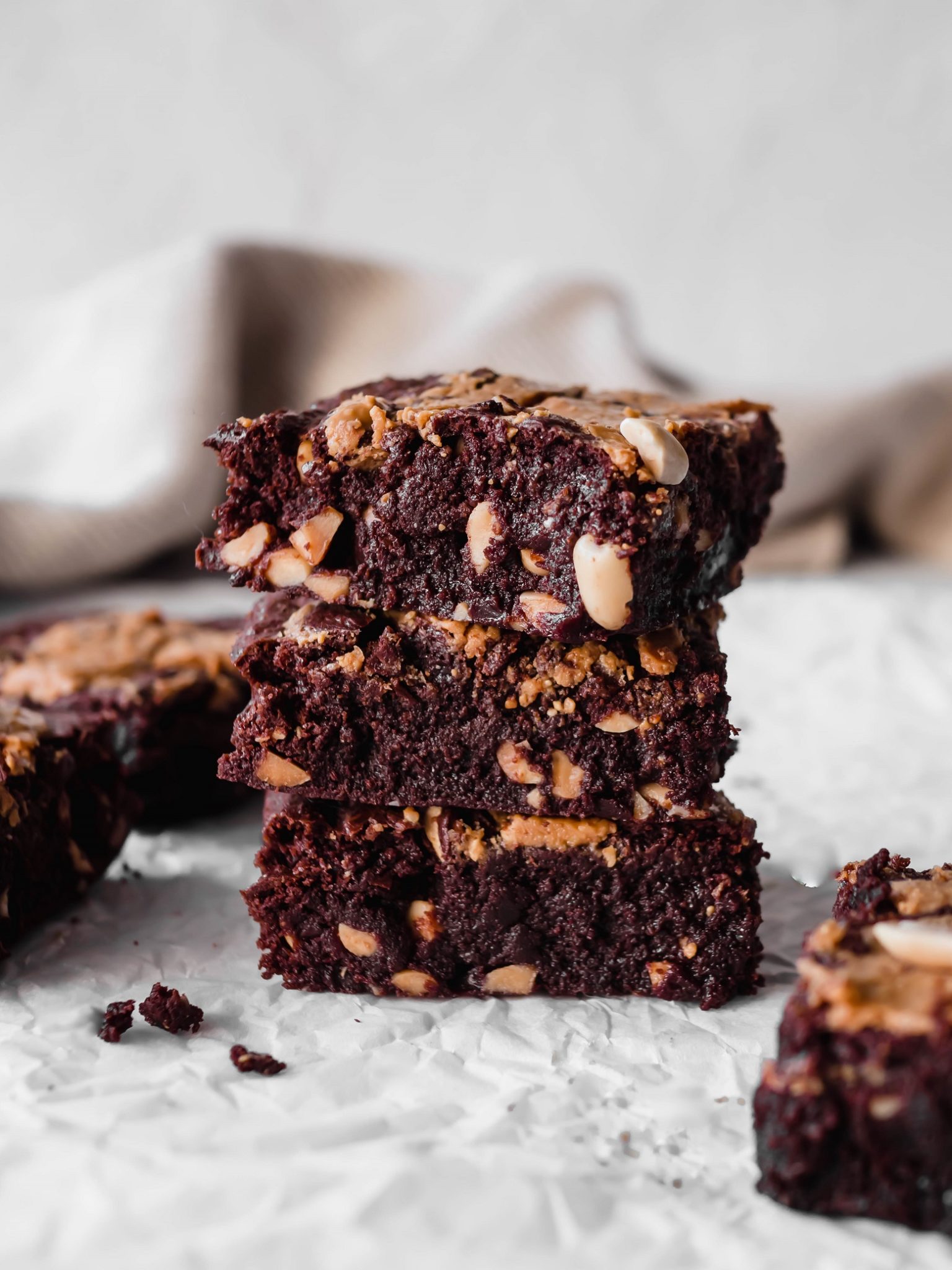 Brownie Chocolat Et Beurre De Cacahuetes Cannelle Et Coriandre