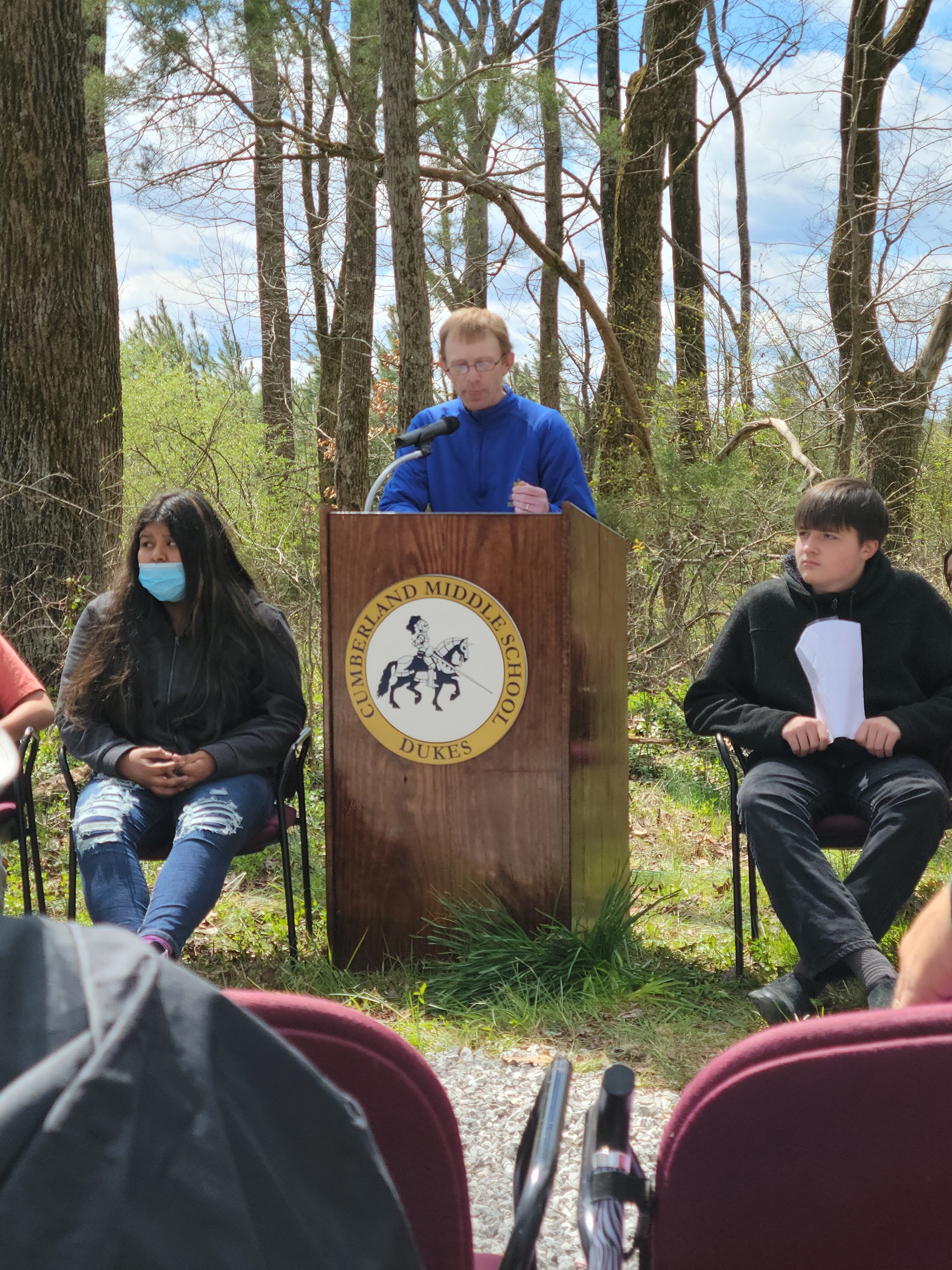 Lewis Longenecker speaks.