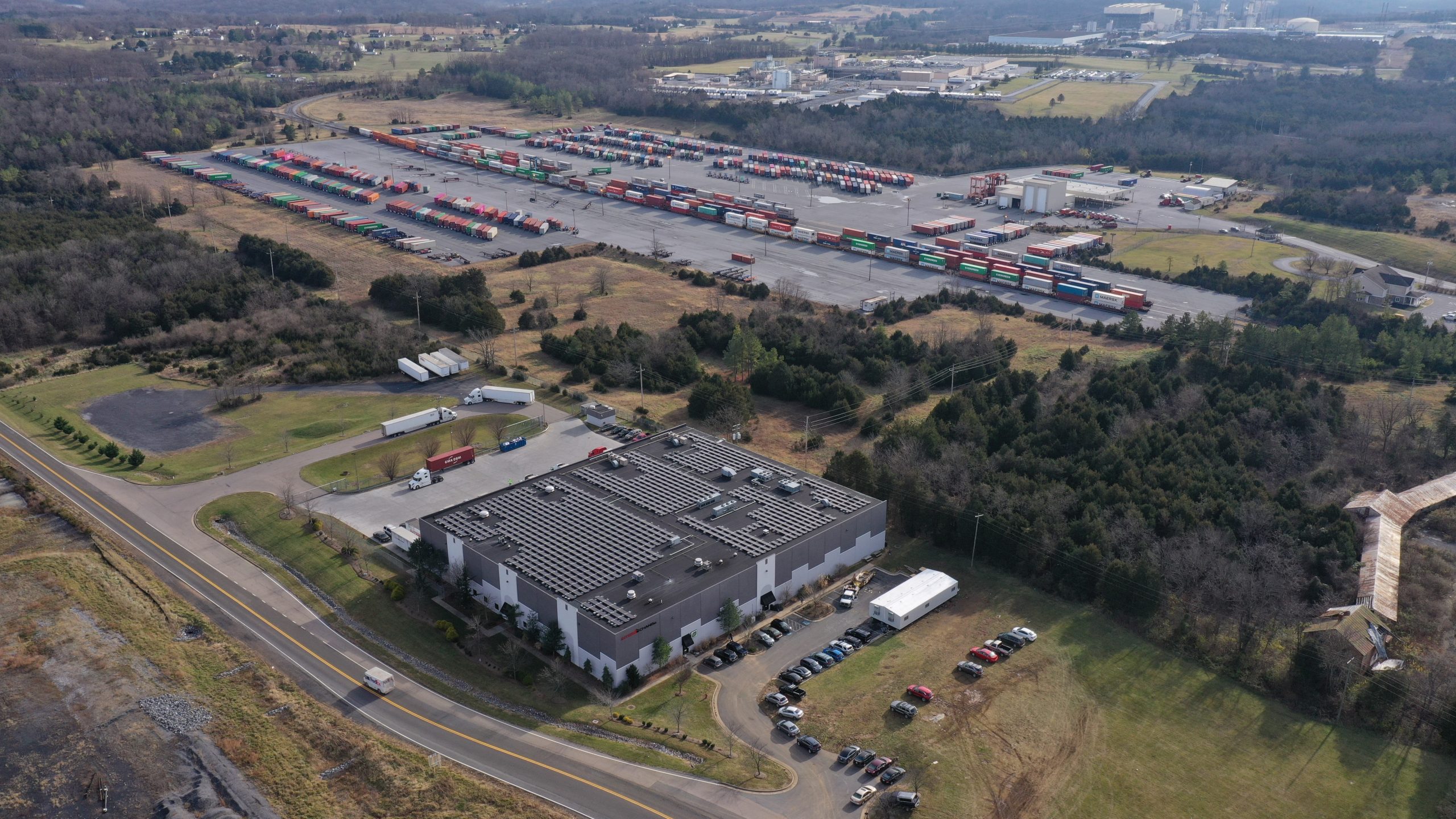 The Virginia Inland Port in Warren County. Courtesy of Port of Virginia.