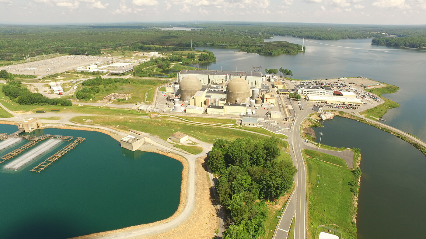North Anna Power Station in Louisa County. Courtesy of Dominion Energy.
