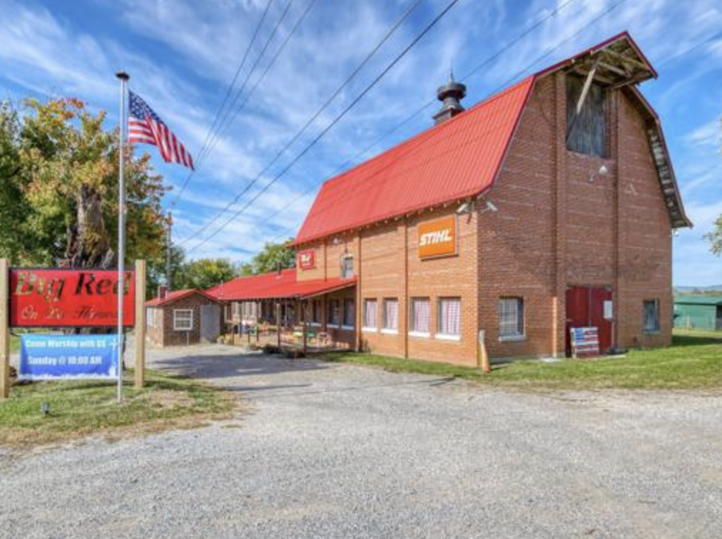 The Red Barn. Courtesy of Long and Foster Real Estate.