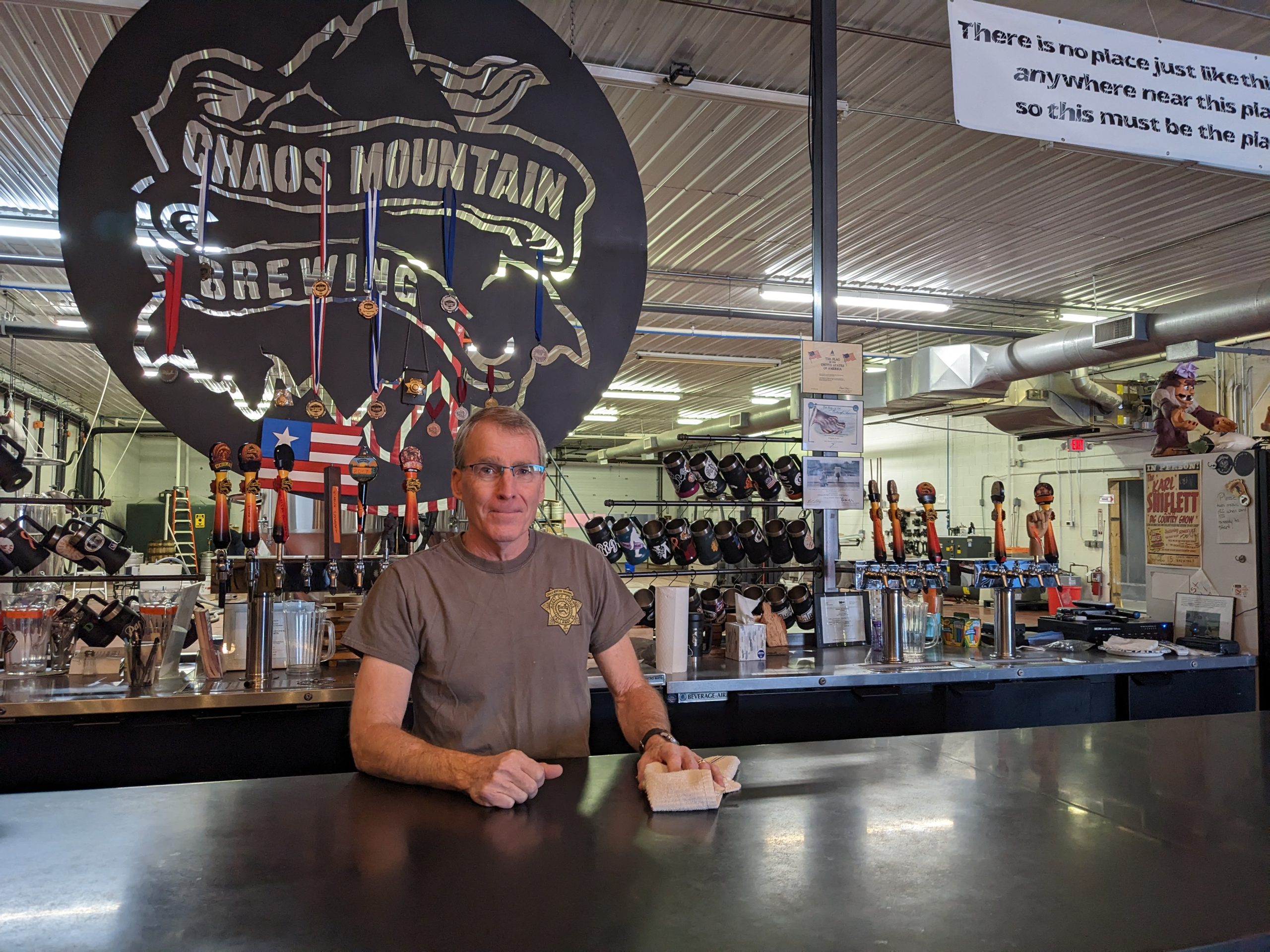 Chaos Mountain Brewing in Franklin County received an AFID grant in 2018. The money helped owner Joe Hallock fund an expansion, but he thinks the AFID program has had an even more significant impact on the broader craft beer industry by encouraging brewers to use Virginia-grown ingredients. "I think it actually got a lot of us in the industry to basically push the agricultural side, to give them the opportunity," he said. "The grains that we’re getting now are as good as anything I can get from anywhere else in the world.” Photo by Megan Schnabel.