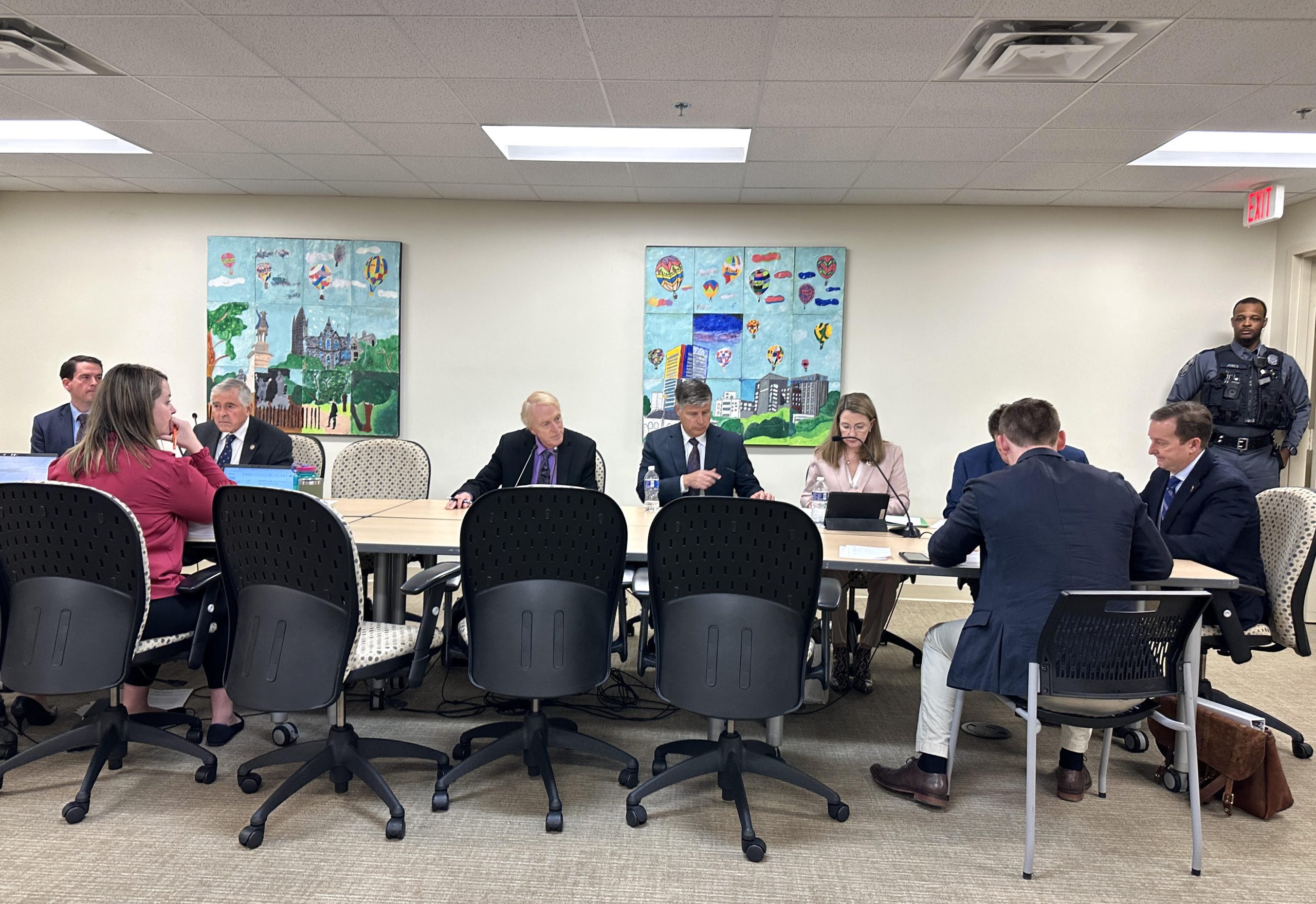 The Virginia Senate Education and Health subcommittee meets Friday. Photo by Markus Schmidt.