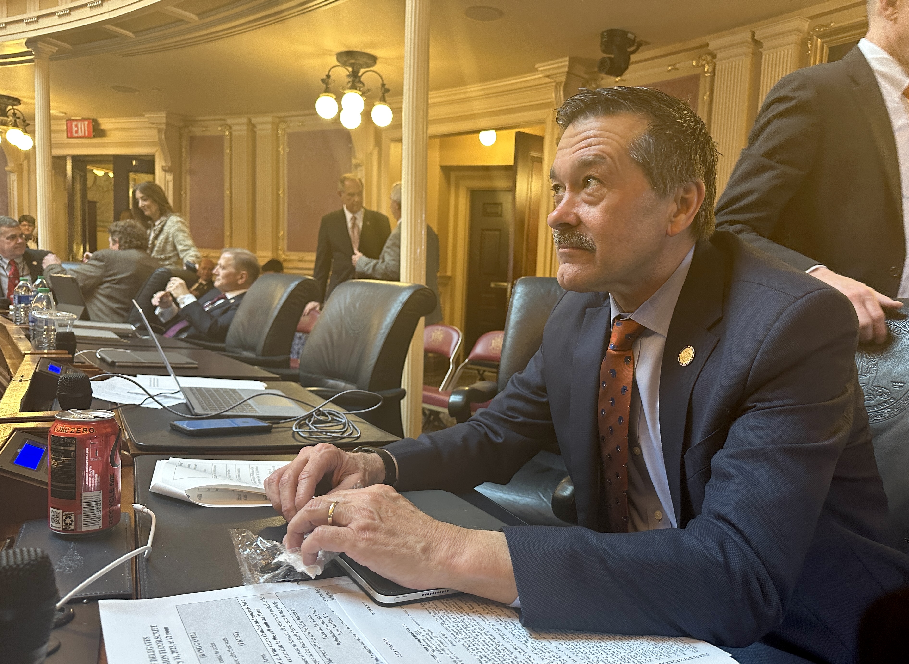 House Majority Leader Terry Kilgore, R-Scott County. Photo by Markus Schmidt.