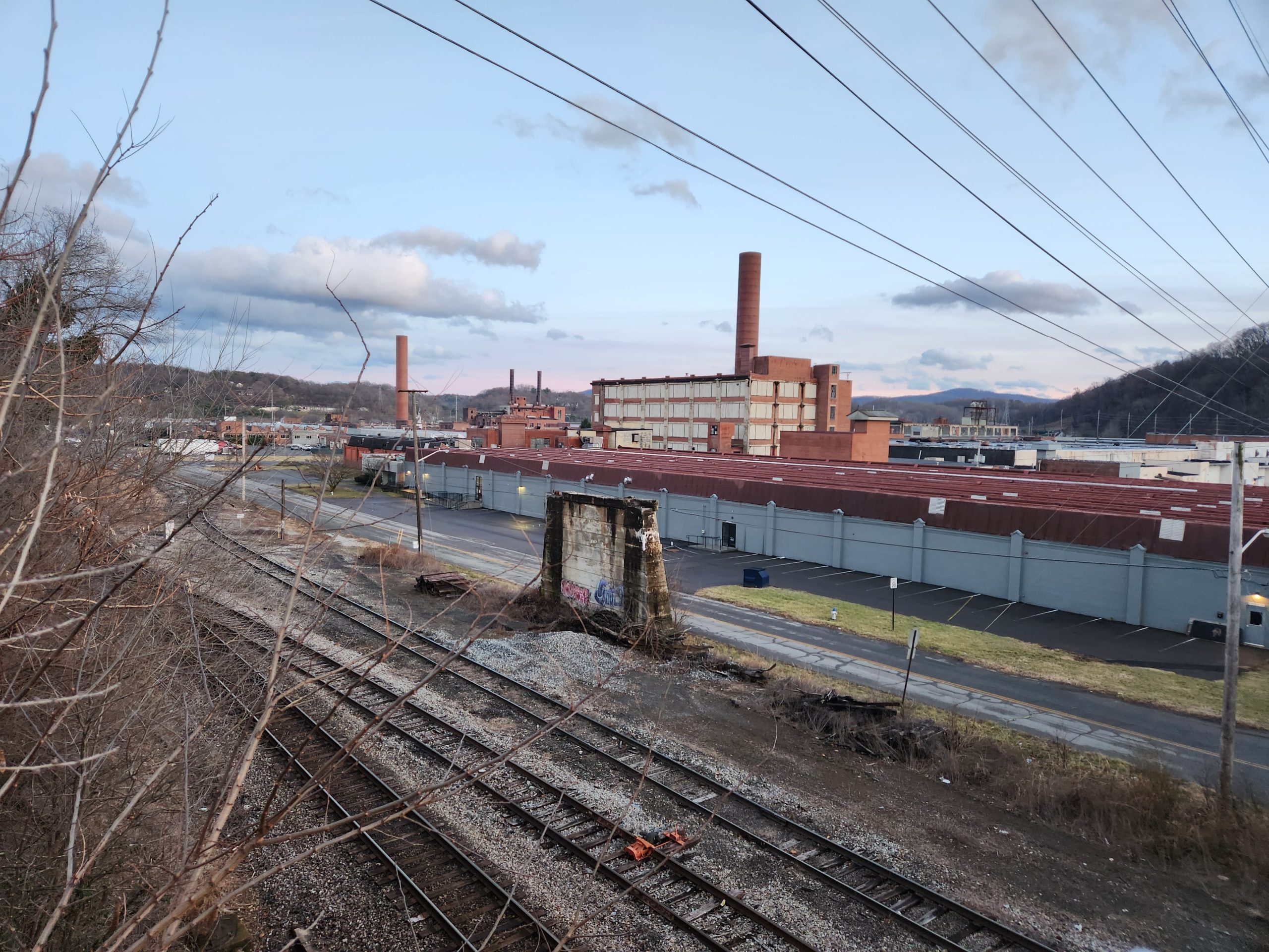 The former American Viscose plant in Roanoke. Photo by Dwayne Yancey.