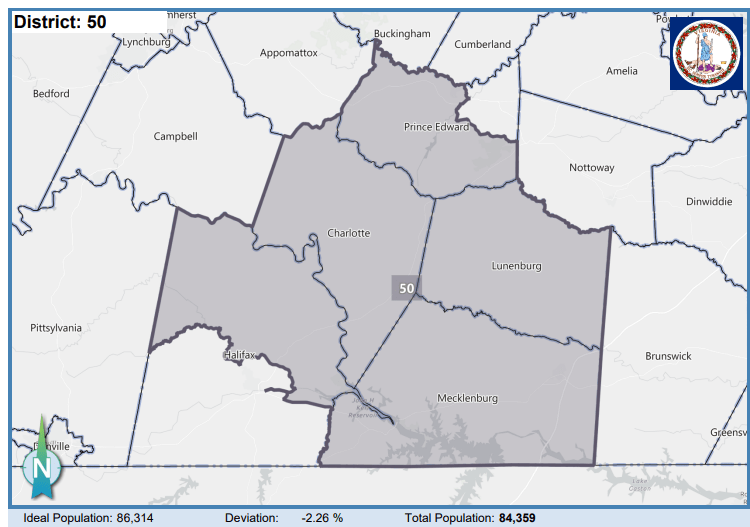 House District 50. Courtesy of Virginia Supreme Court.
