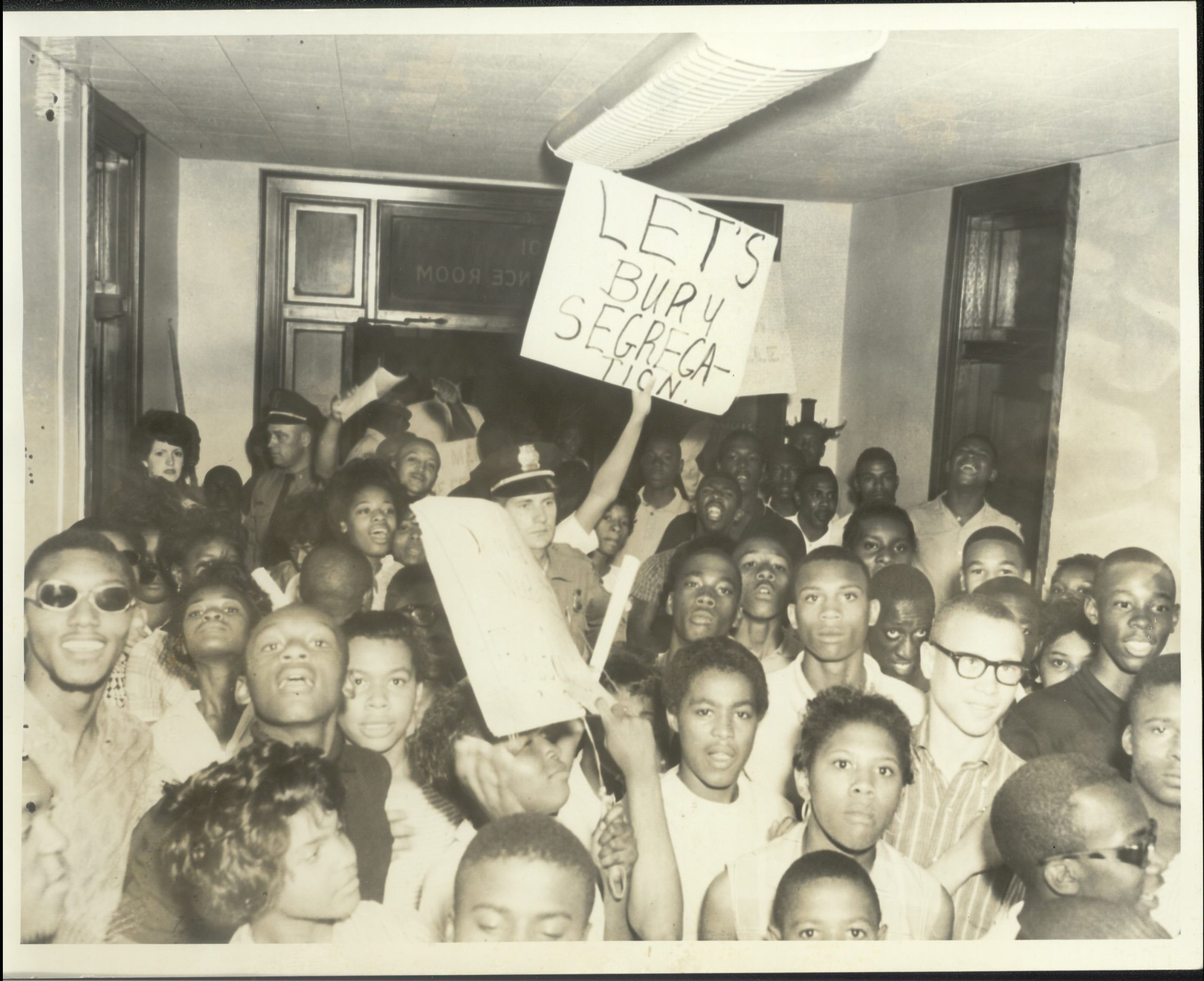 Civil rights protesters in Danville during the summer of 1963.