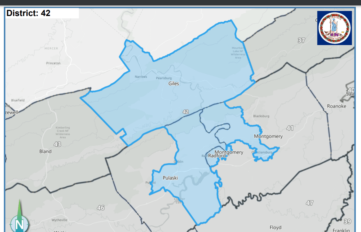 House District 42. Courtesy of Virginia Supreme Court.