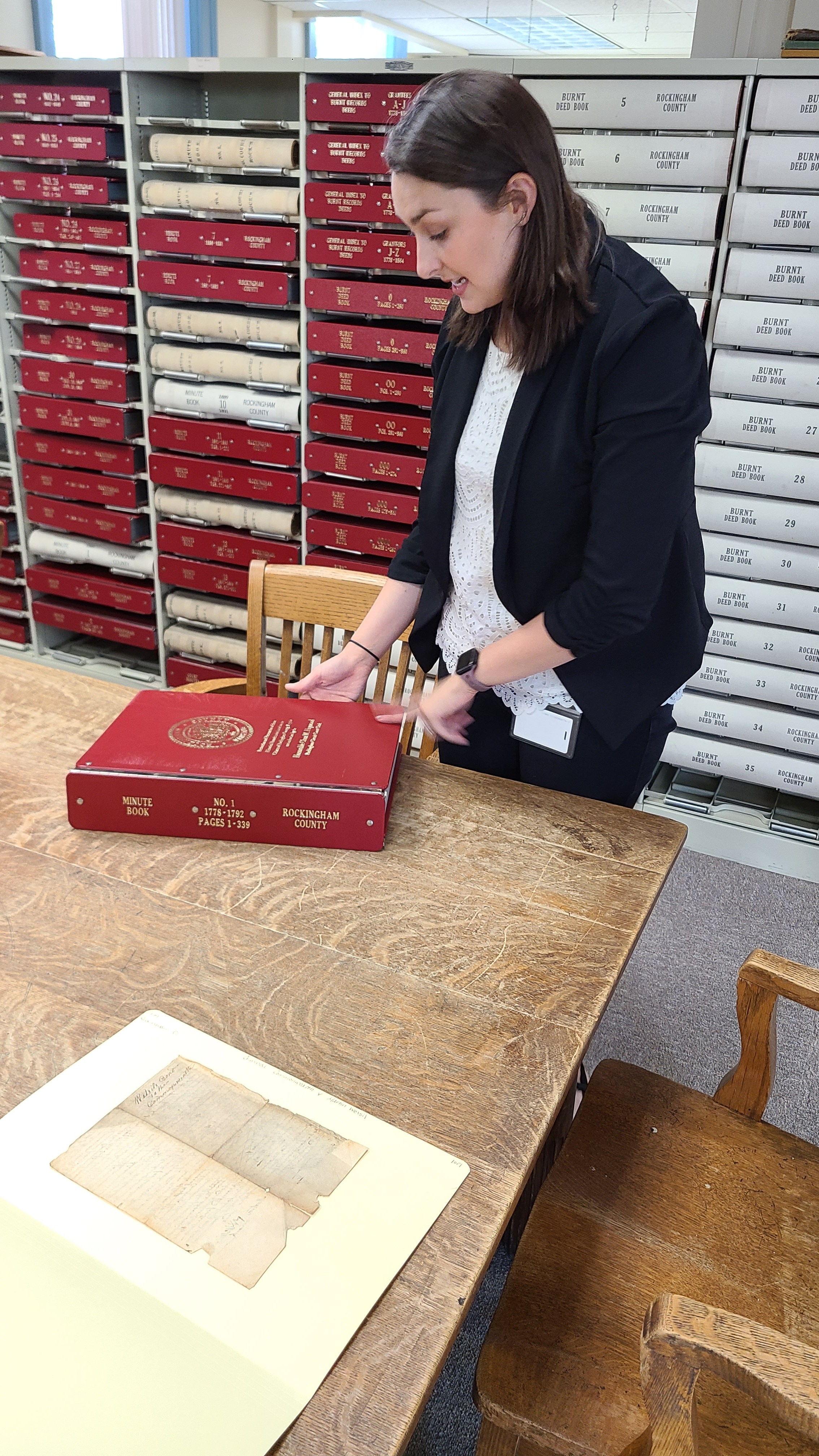 Deputy clerk Megan Schoeman. Photo by Eric Gorton.