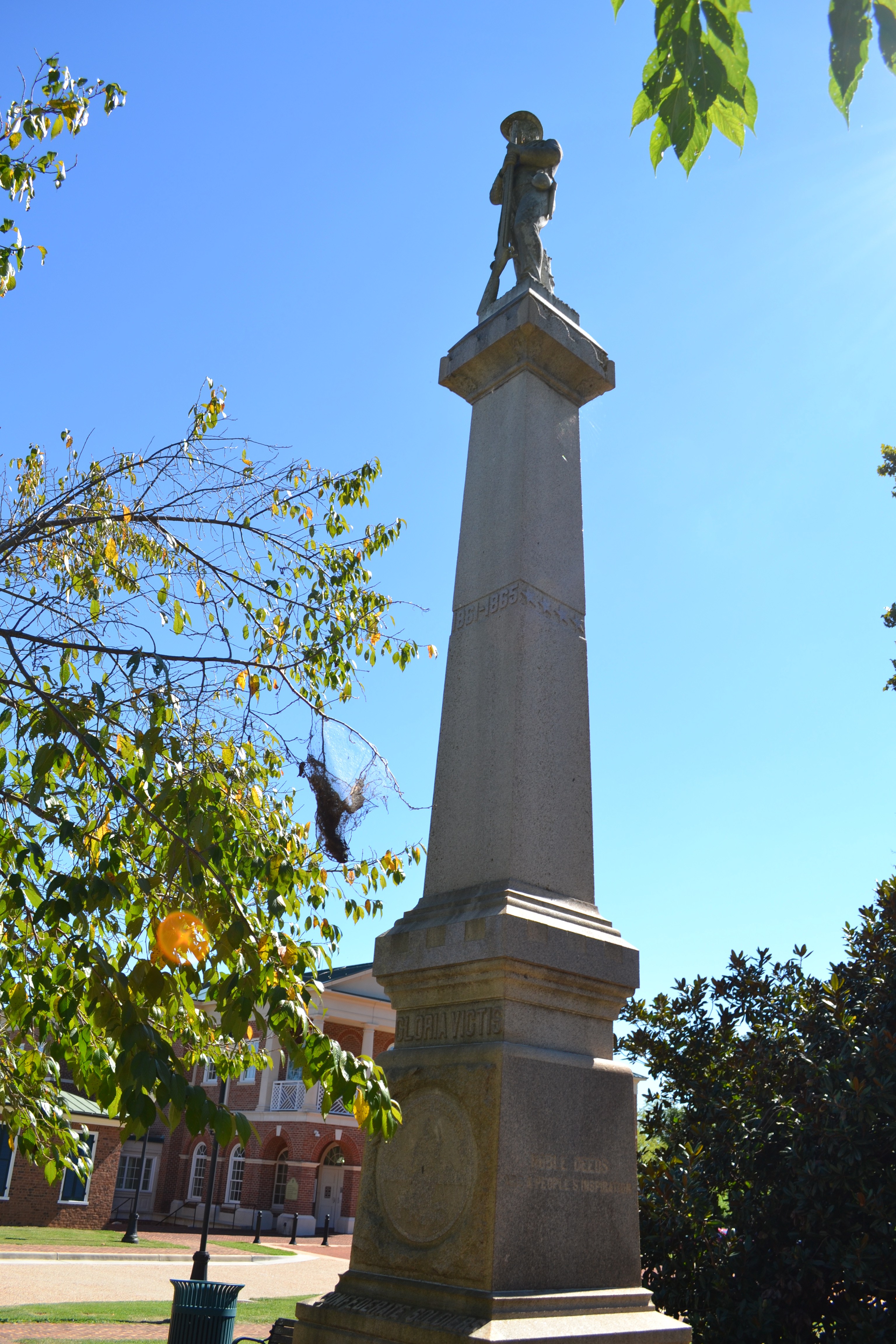 Another view of the monument. Photo by Lindley Estes.