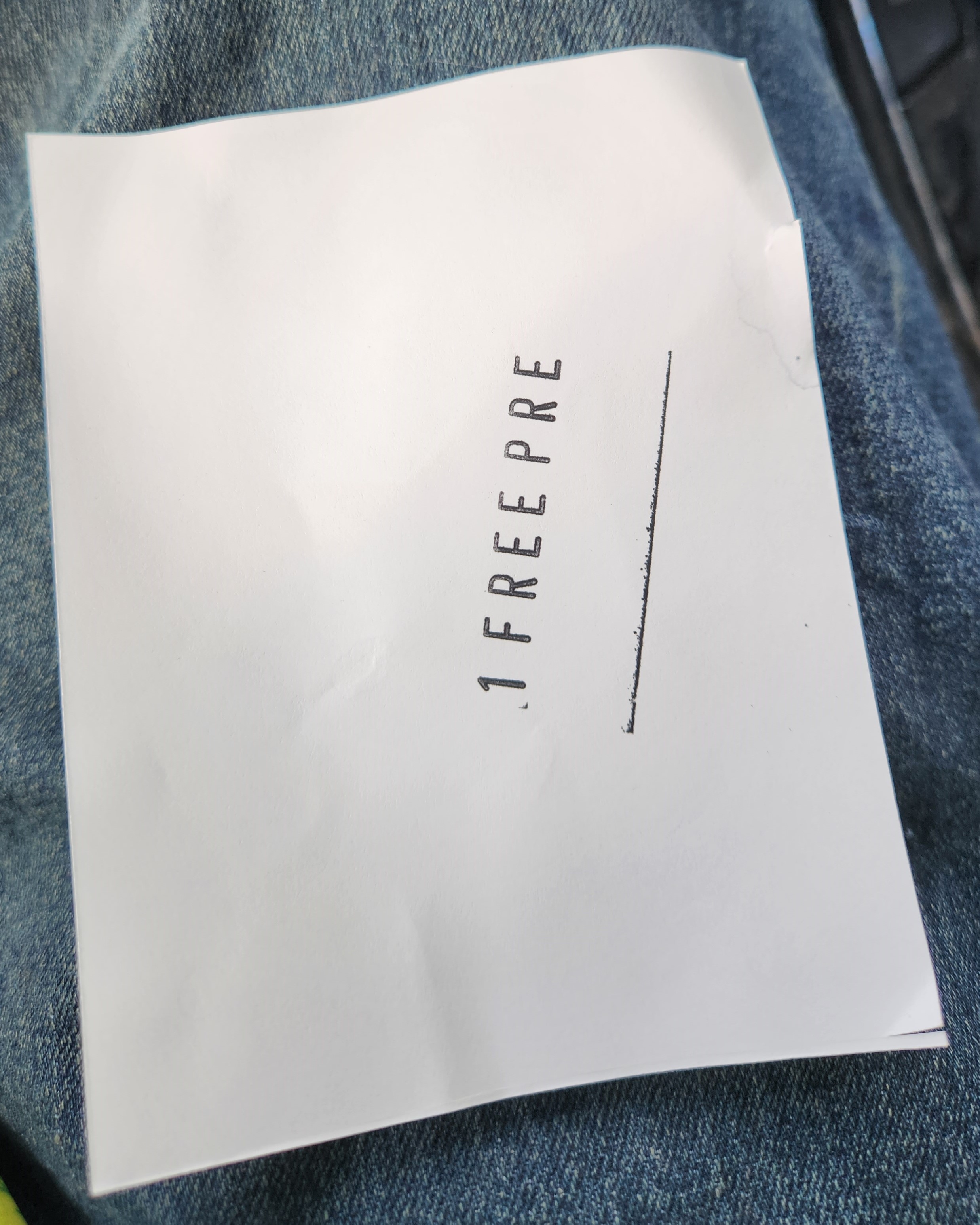 This was stamped on the back. Photo by Dwayne Yancey.