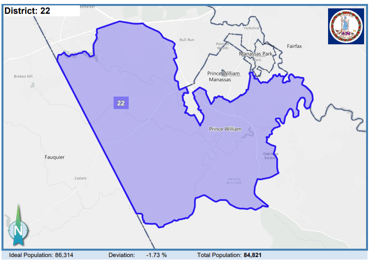 House District 22. Courtesy of Virginia Supreme Court.