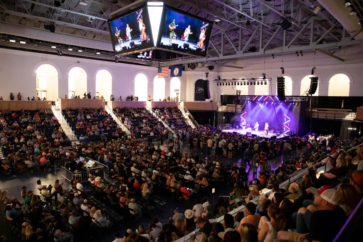 The Joan Perry Brock Center opened with a sold-out show by Oliver Anthony in October. Courtesy of Longwood University.