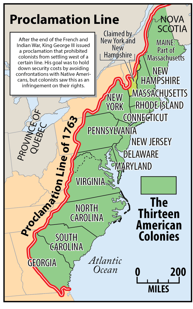 The Proclamation Line of 1763. Map by Robert Lunsford.