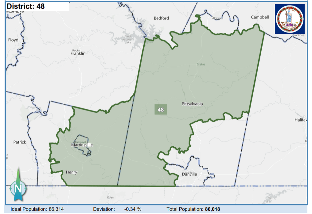 House District 48. Courtesy of Virginia Supreme Court.