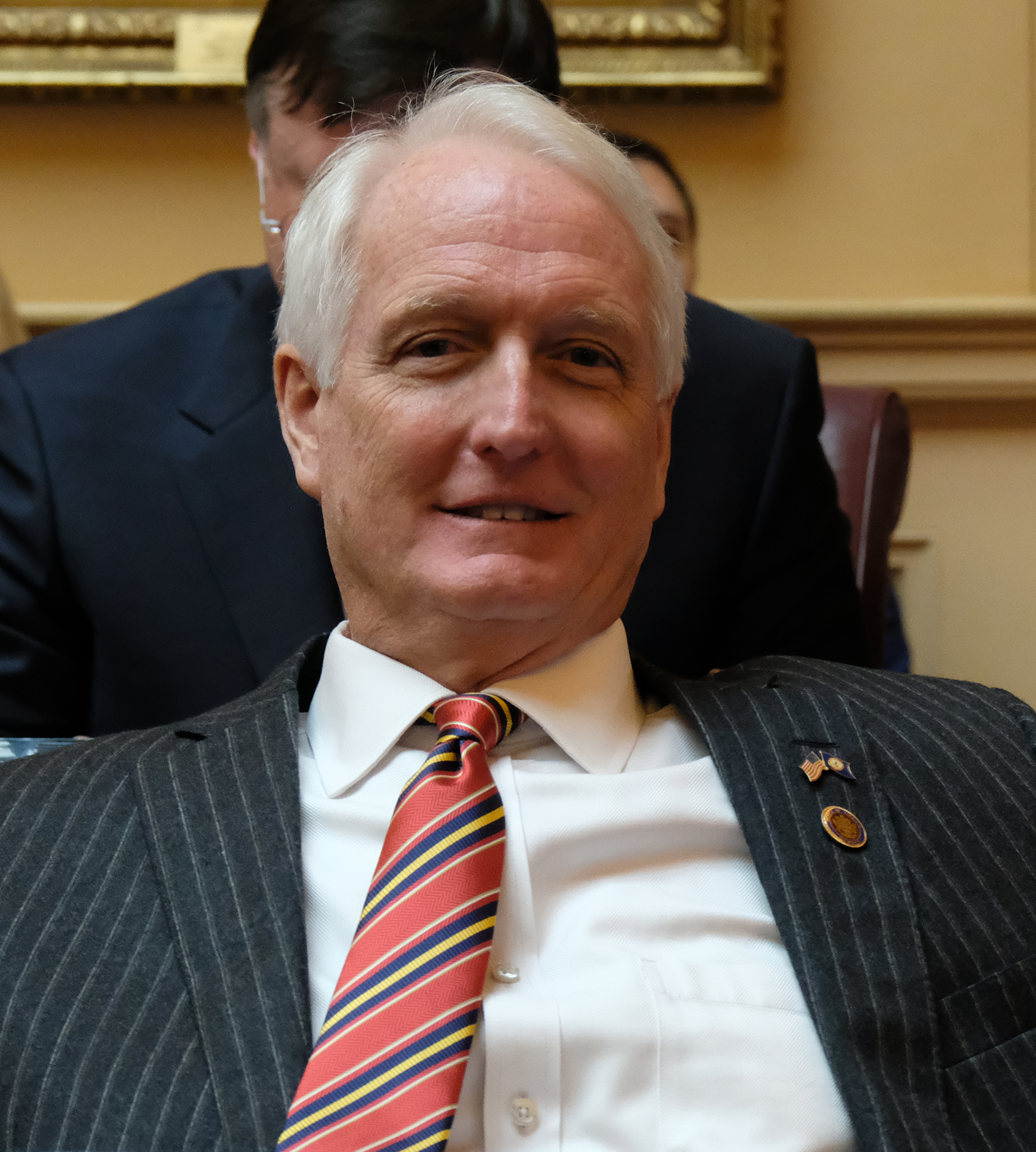 Sen. Mark Peake, R-Lynchburg,  in the Virginia Senate Wednesday, Jan. 10, 2024. Photo by Bob Brown.
