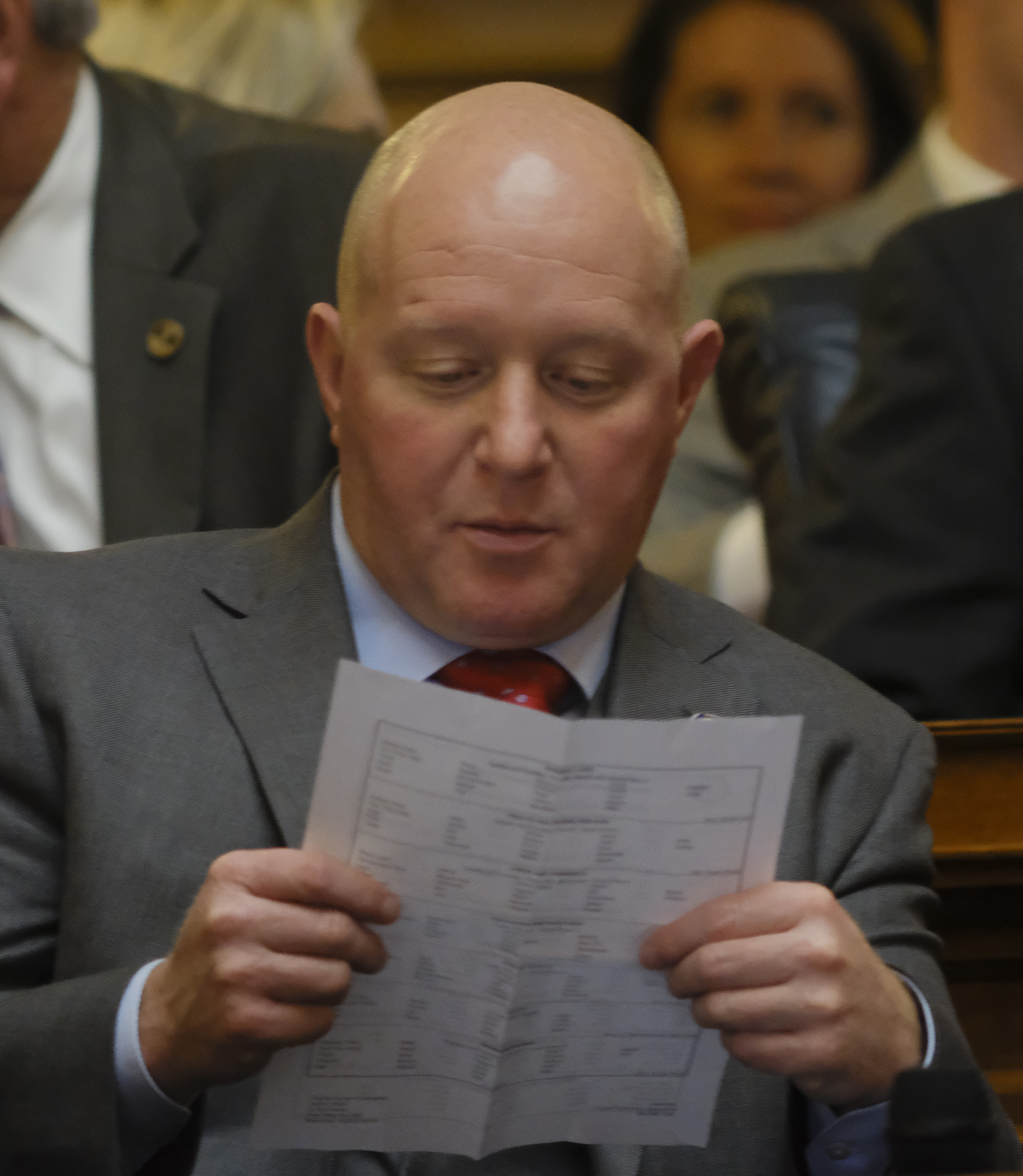 Del. Jason Ballard, R-Giles, in the Virginia House of Delegates Wednesday, Jan. 10, 2024. Photo by Bob Brown.