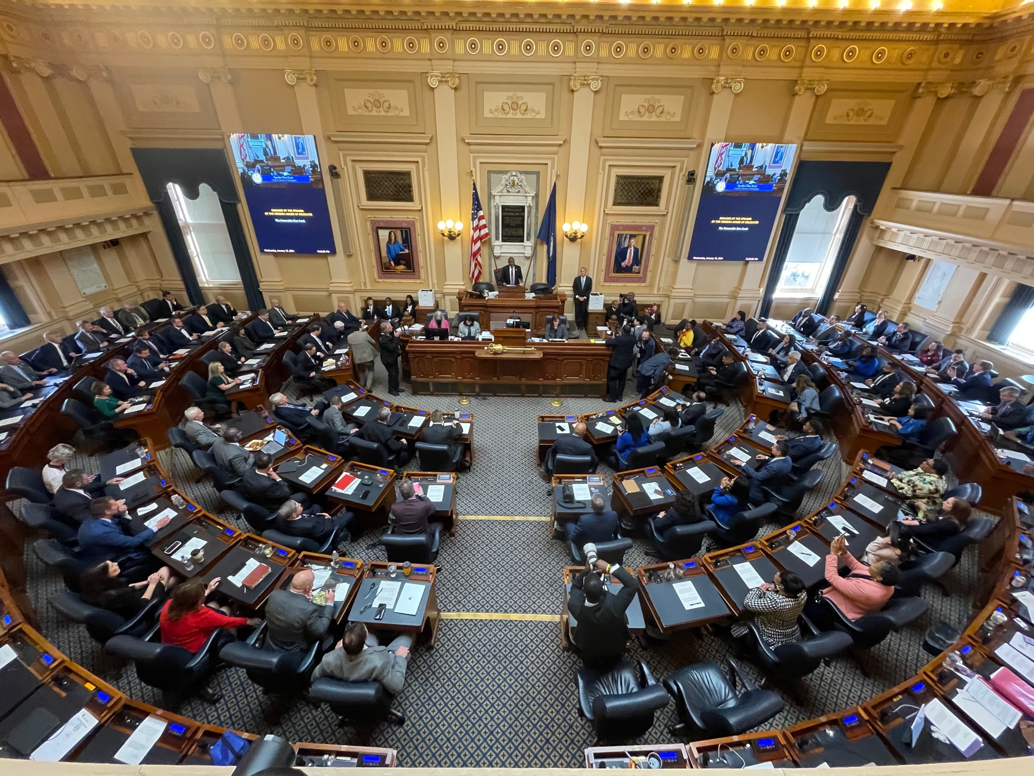 The Virginia House of Delegates.