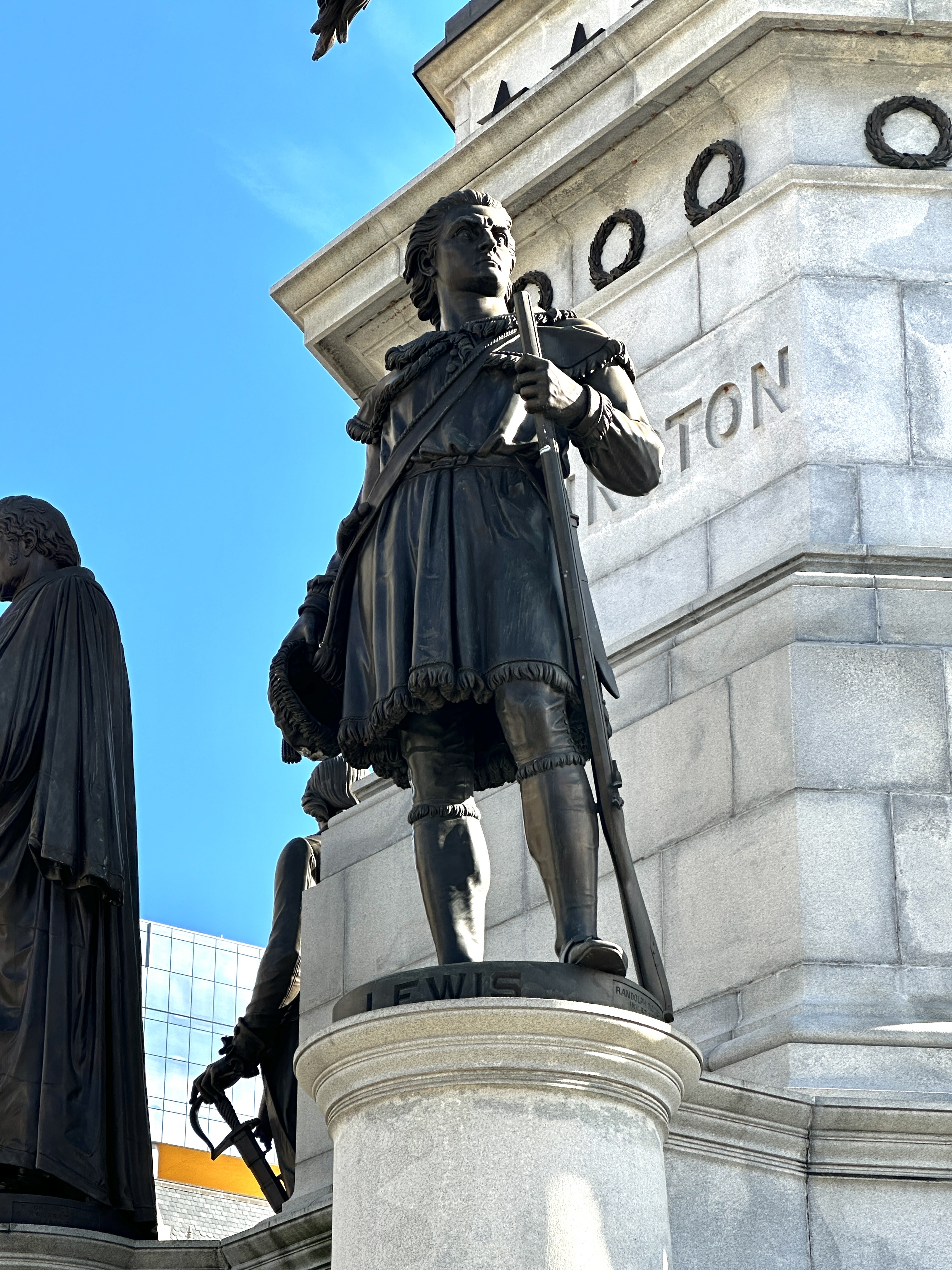 The Andrew Lewis statue in Richmond. Photo by Markus Schmidt.