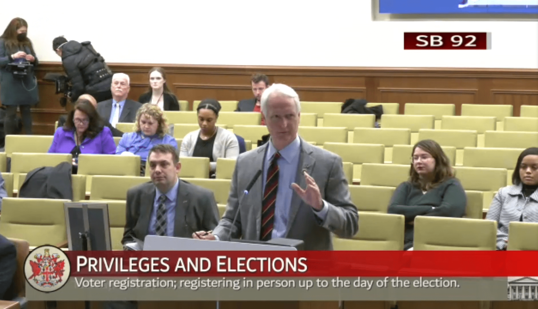 Sen. Mark Peake, R-Lynchburg. Screenshot.