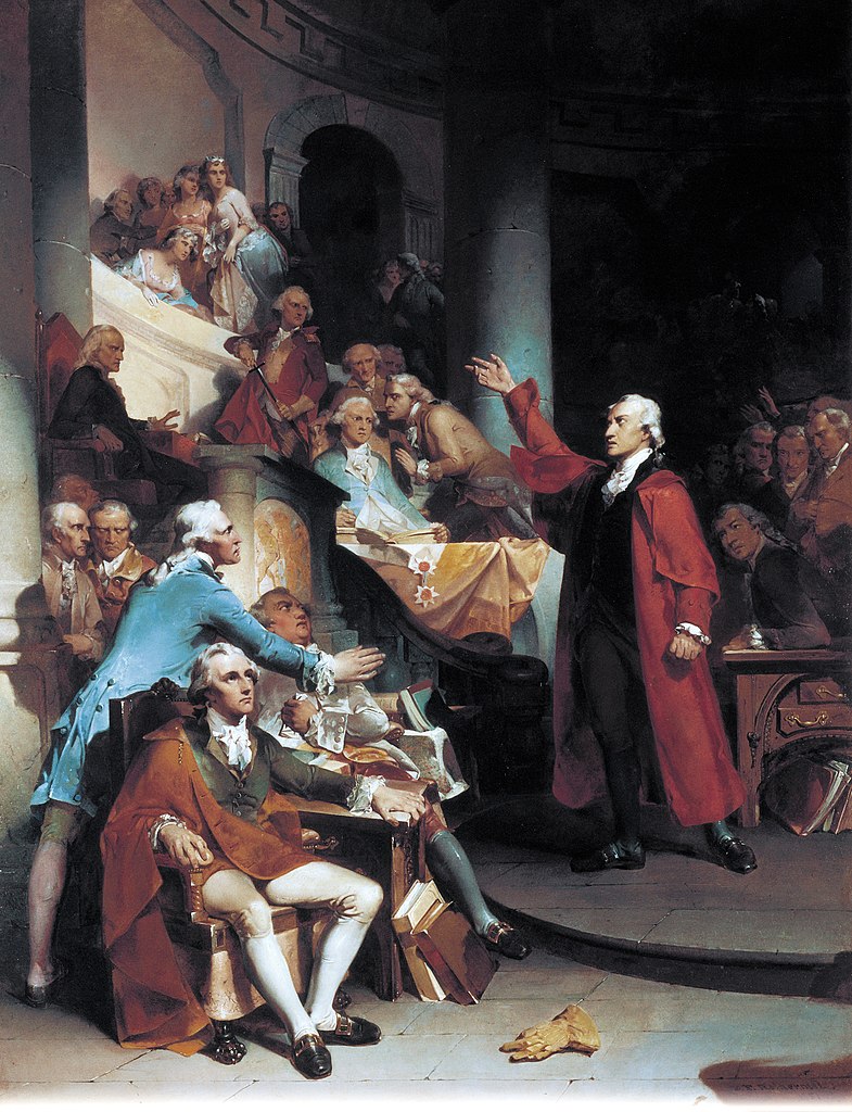 Patrick Henry Before the Virginia House of Burgesses