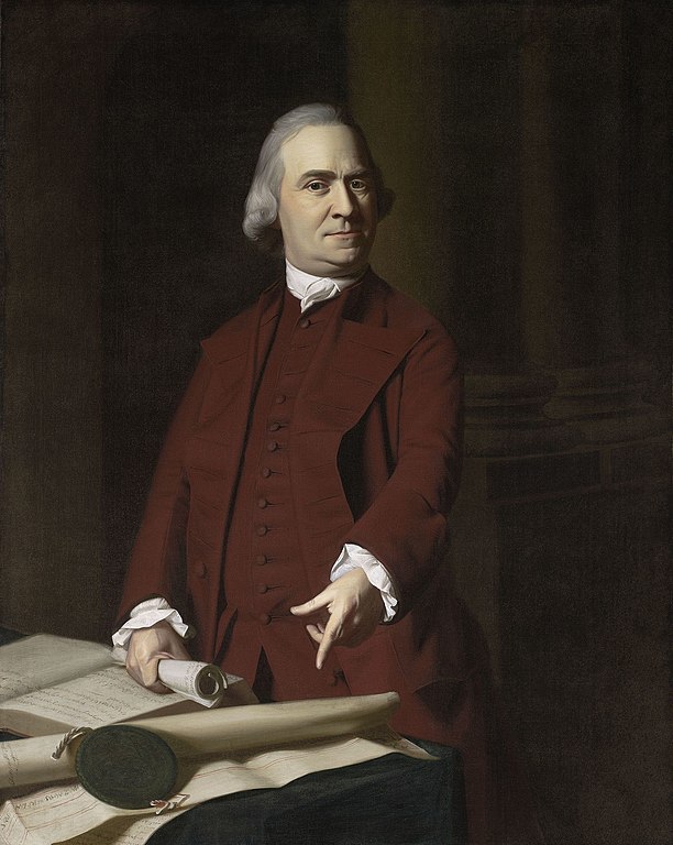 Portrait of Samuel Adams by John Singleton Copley.