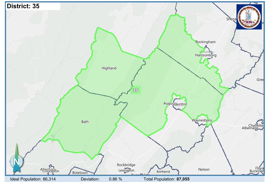 House District 35. Courtesy of Virginia Supreme Court.