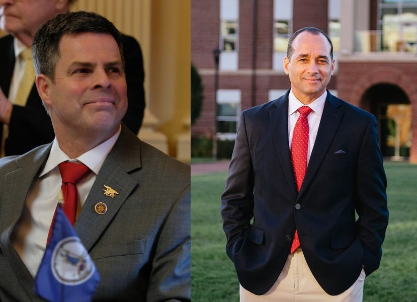 Left: John McGuire. Right: Bob Good. McGuire photo by Bob Brown. Good photo courtesy of Good campaign.