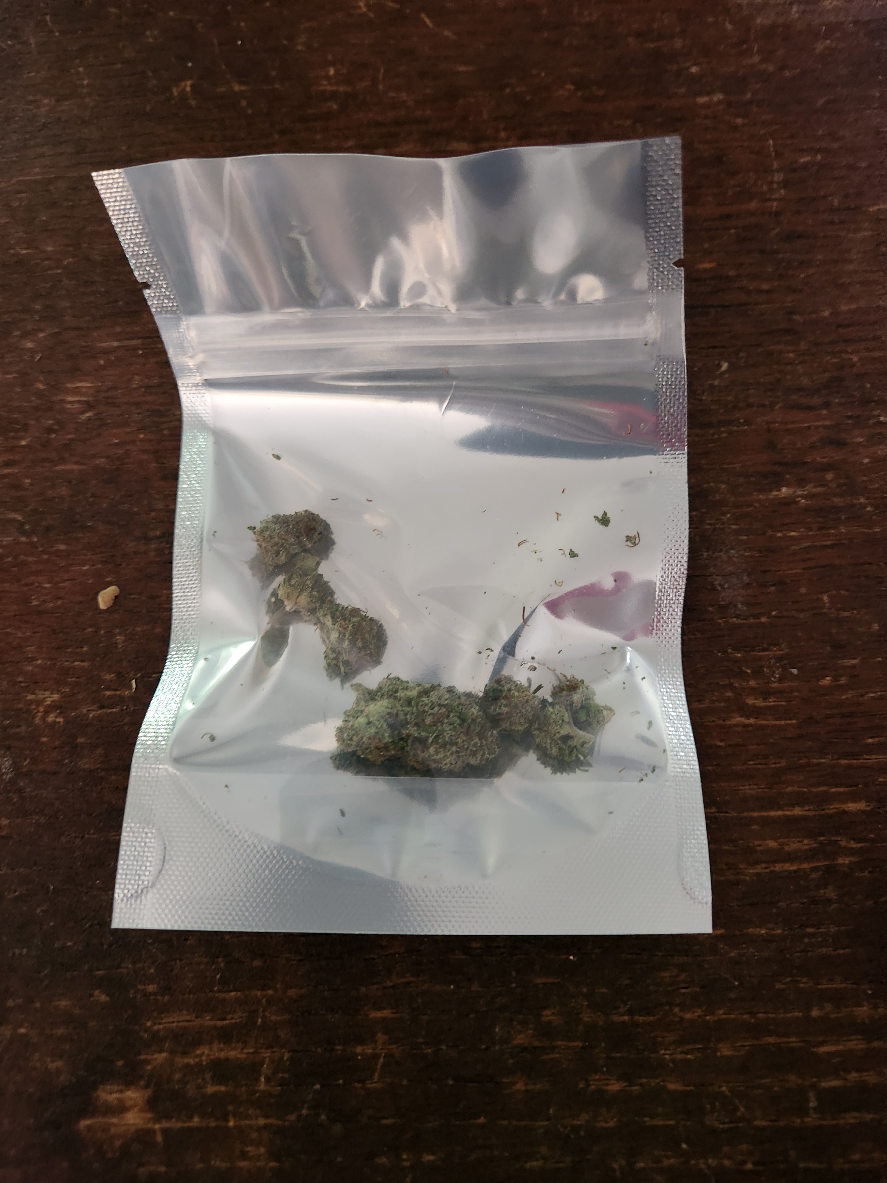This is the cannabis that I purchased in Abingdon. Photo by Dwayne Yancey.