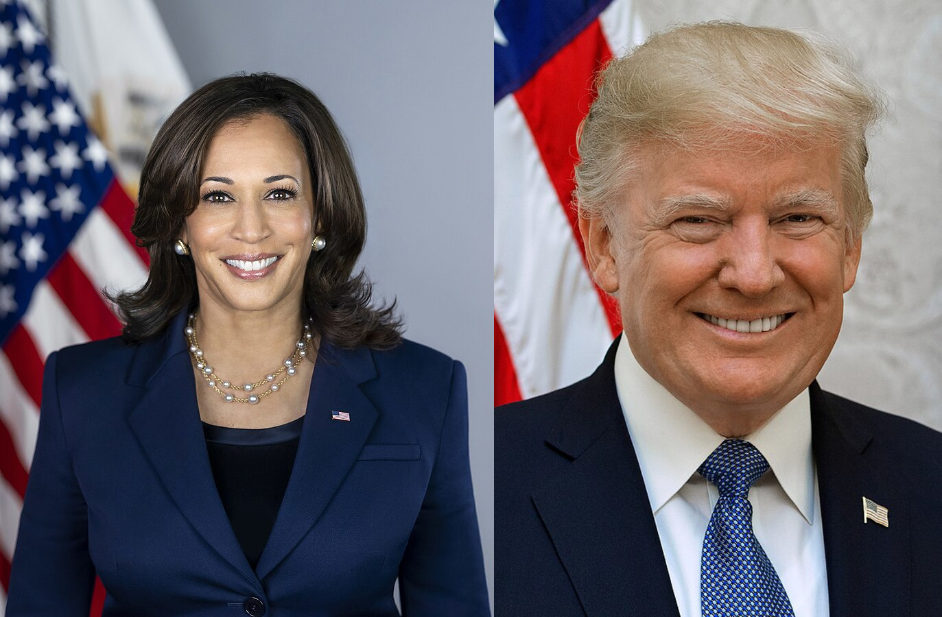Kamala Harris and Donald Trump.
