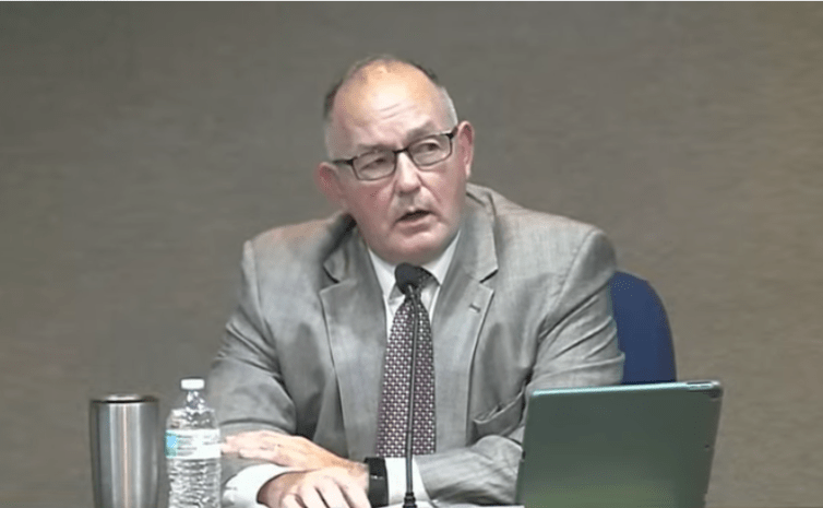 Jeff Helgeson. Screeshot from livestream.