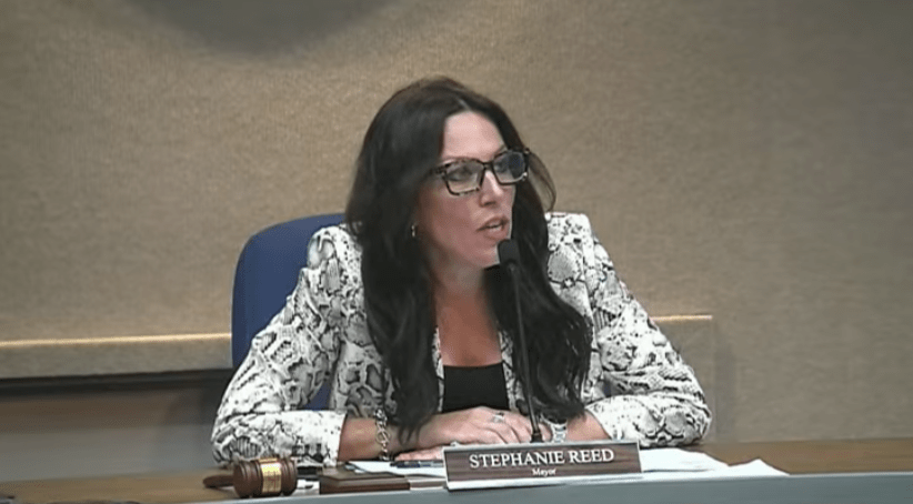 Stephanie Reed. Screenshot from livestream.