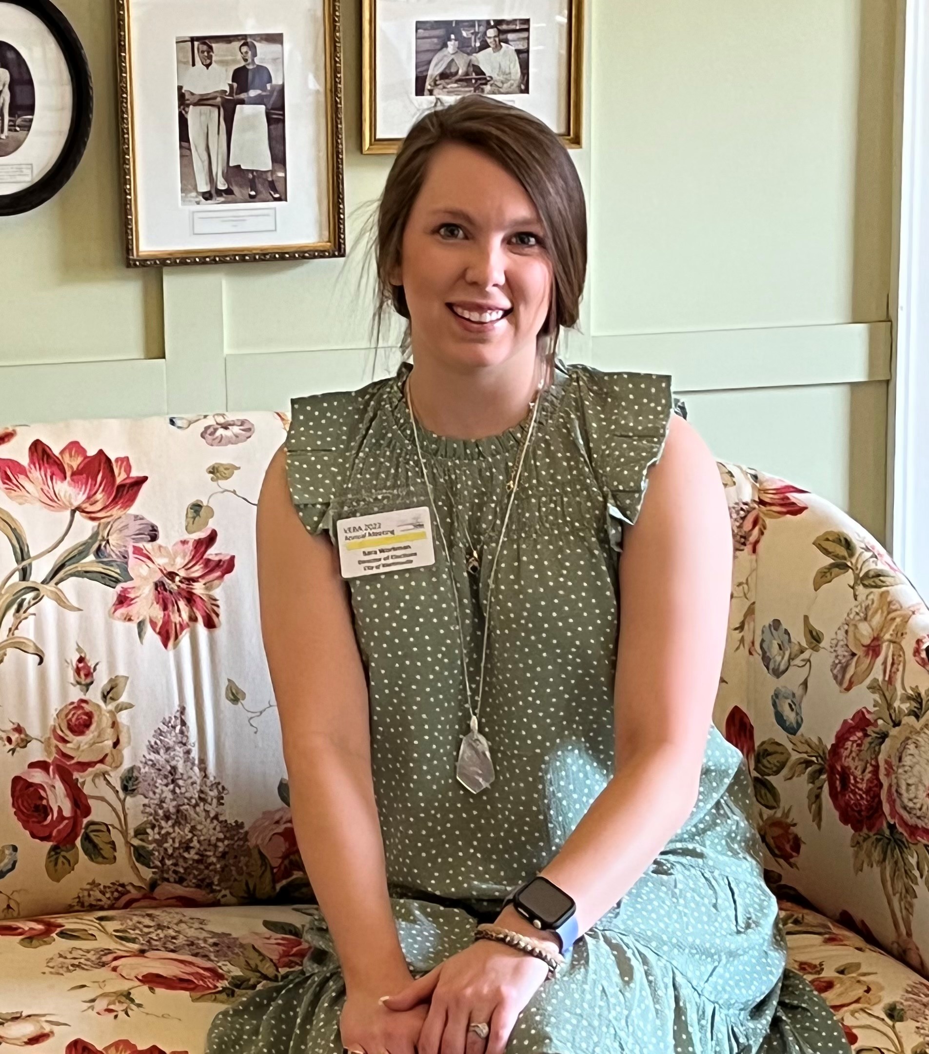 Sara Workman, Martinsville registrar. Courtesy of Workman.