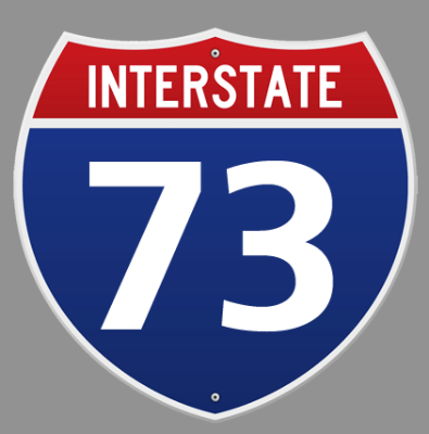 Interstate 73 logo