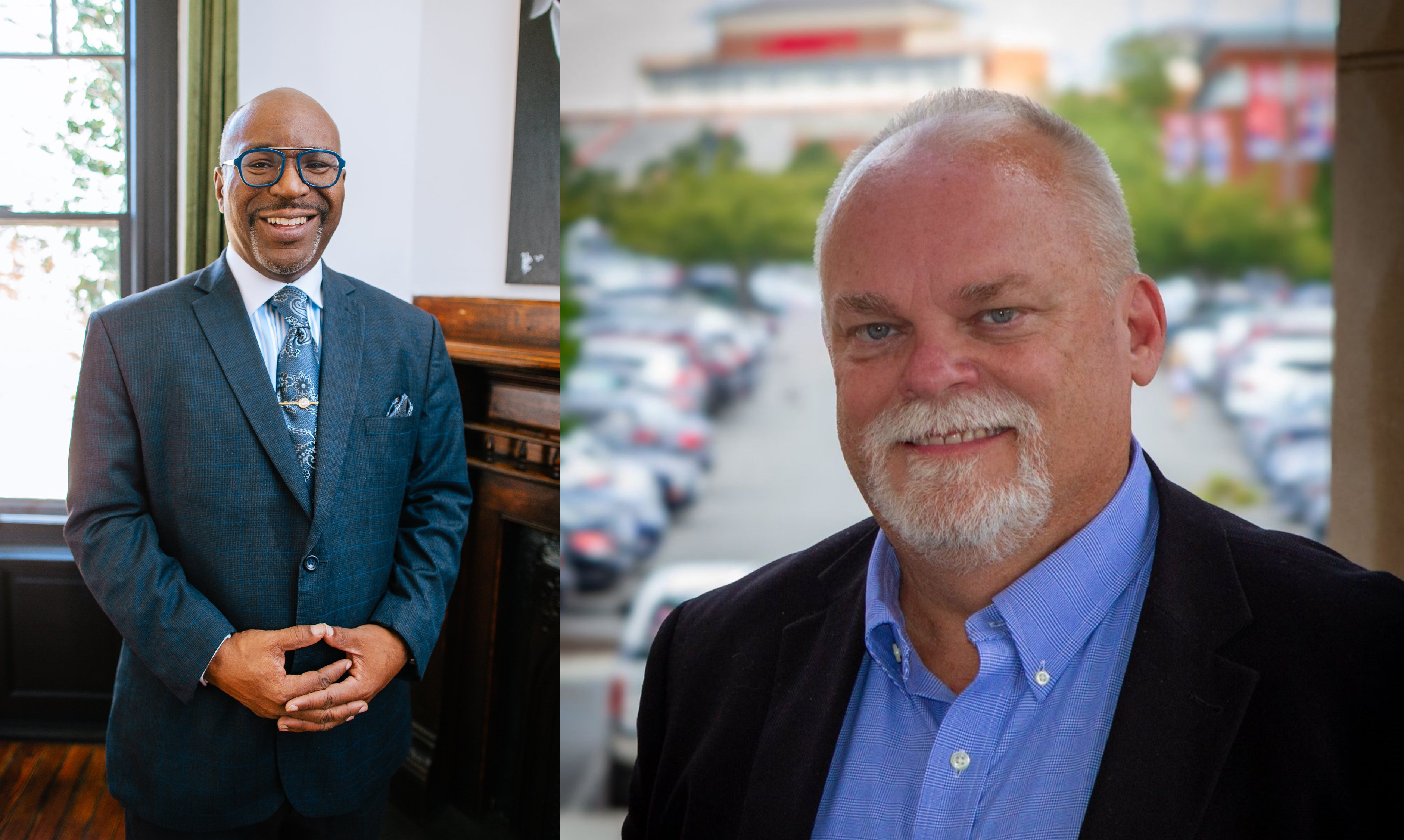 Lynchburd Ward 3 candidates, from left: Democrat James Coleman, Republican Curt Deimer.
