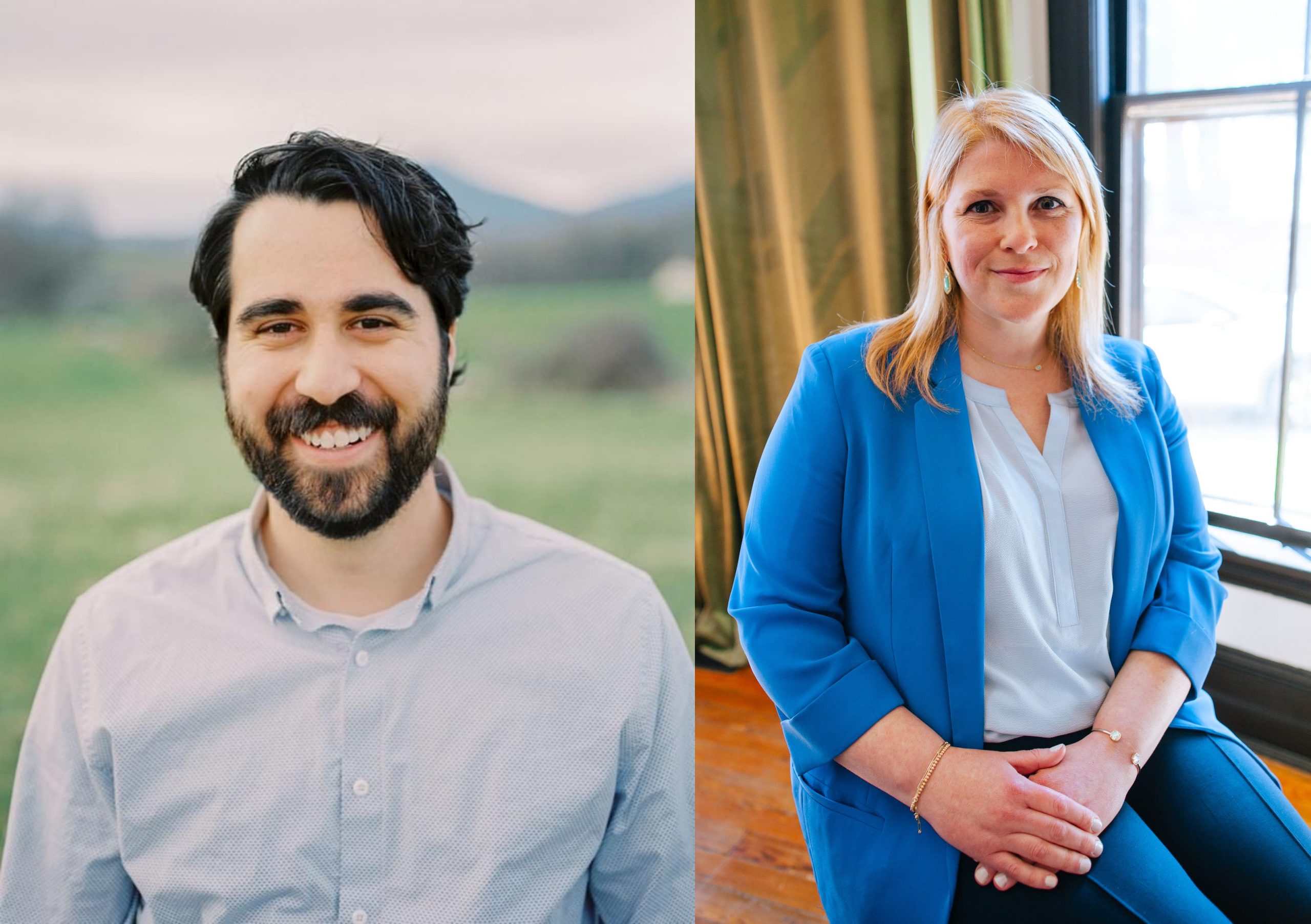 Lynchburg Ward IV candidates: Republican Chris Faraldi and Democrat April Watson.