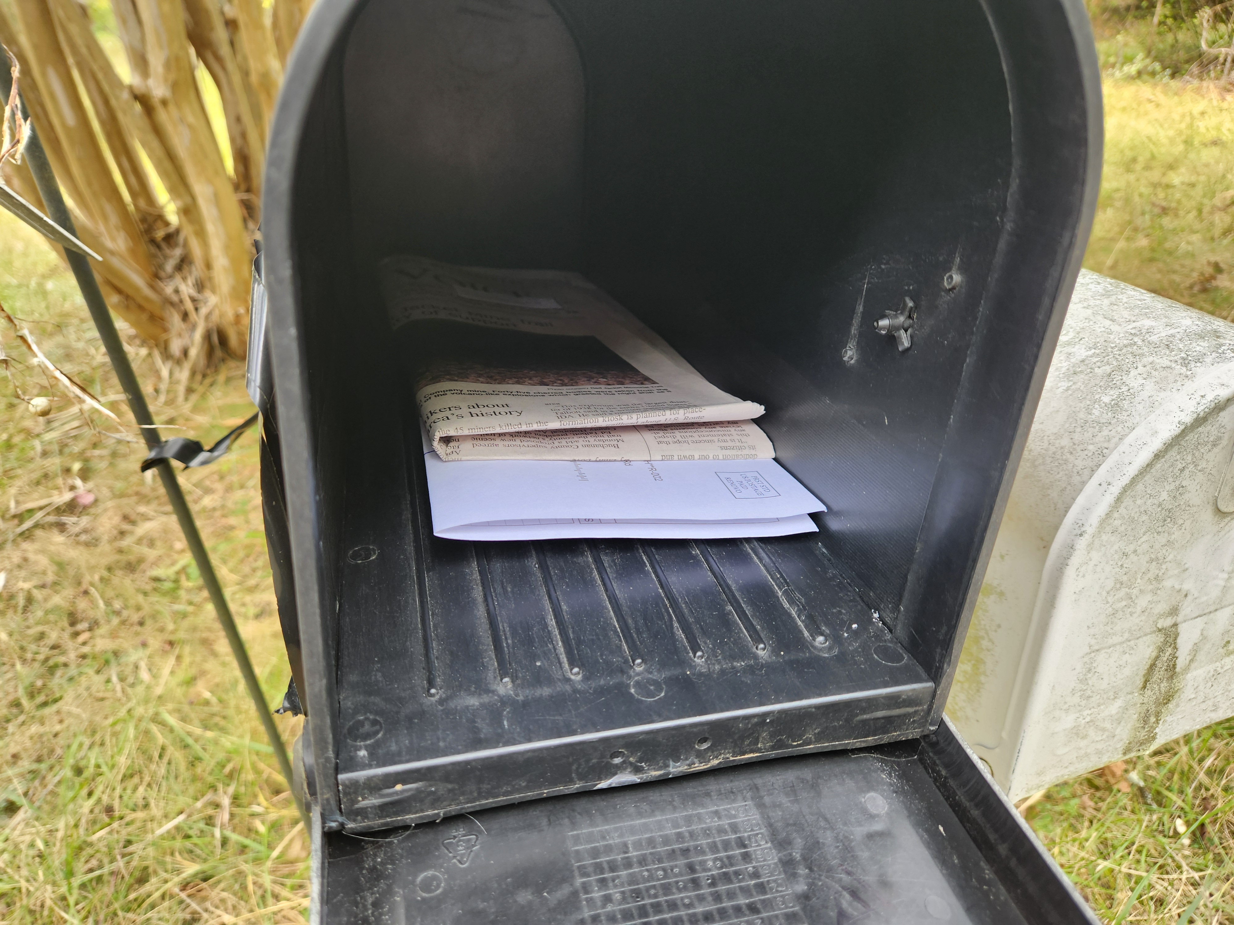 A rural mail box. Photo by Dwayne Yancey.