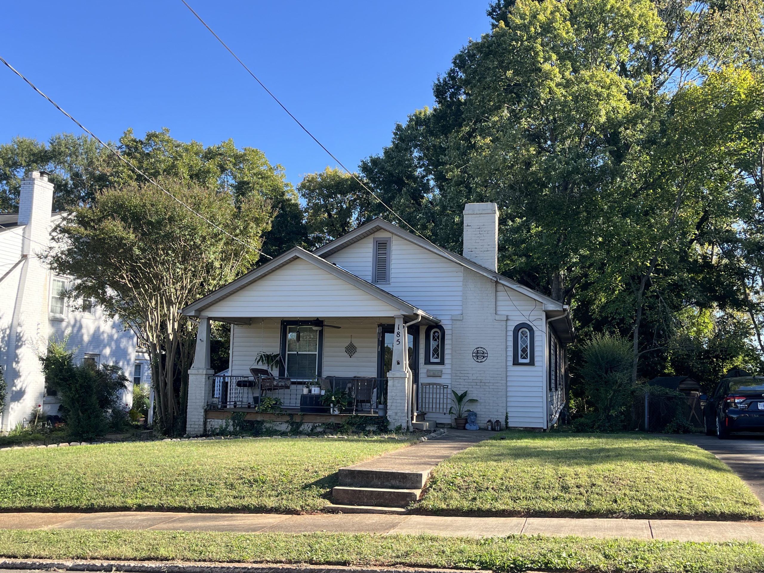 A white house, 185 Howeland Circle, is one of two properties that may become a short term rental.