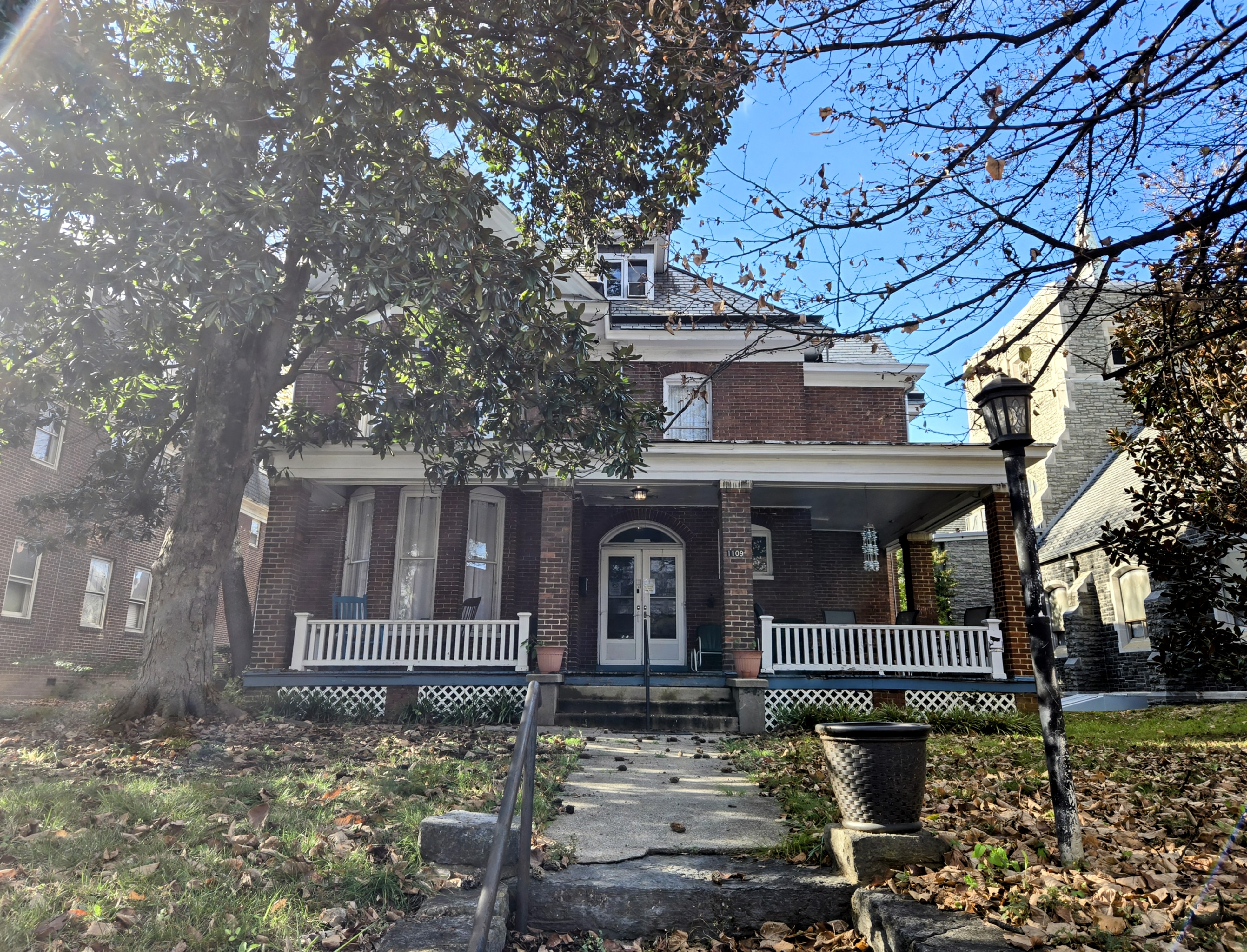 Trees frame the historic house in Old Southwest that once housed Bethany Hall in Roanoke, an inpatient drug treatment center for pregnant and parenting women. Next door stands Christ Episcopal Church, the owner of the building.
