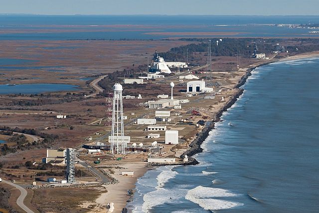 NASA's Wallops Flight Facility in Accomack County. Courtesy of NASA.