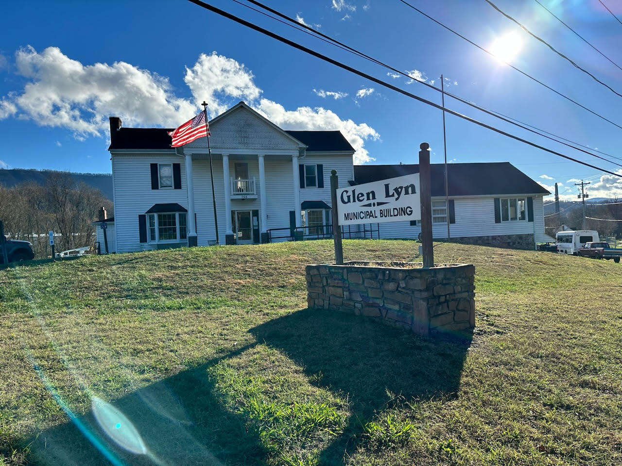 Glen Lyn municipal building. Photo by Michael Hemphill.