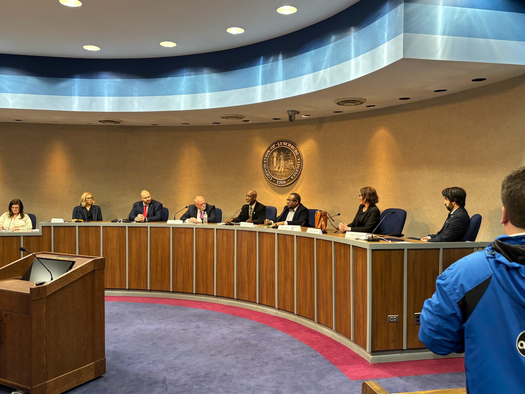 Lynchburg City Council. Photo by Steve Hemphill.