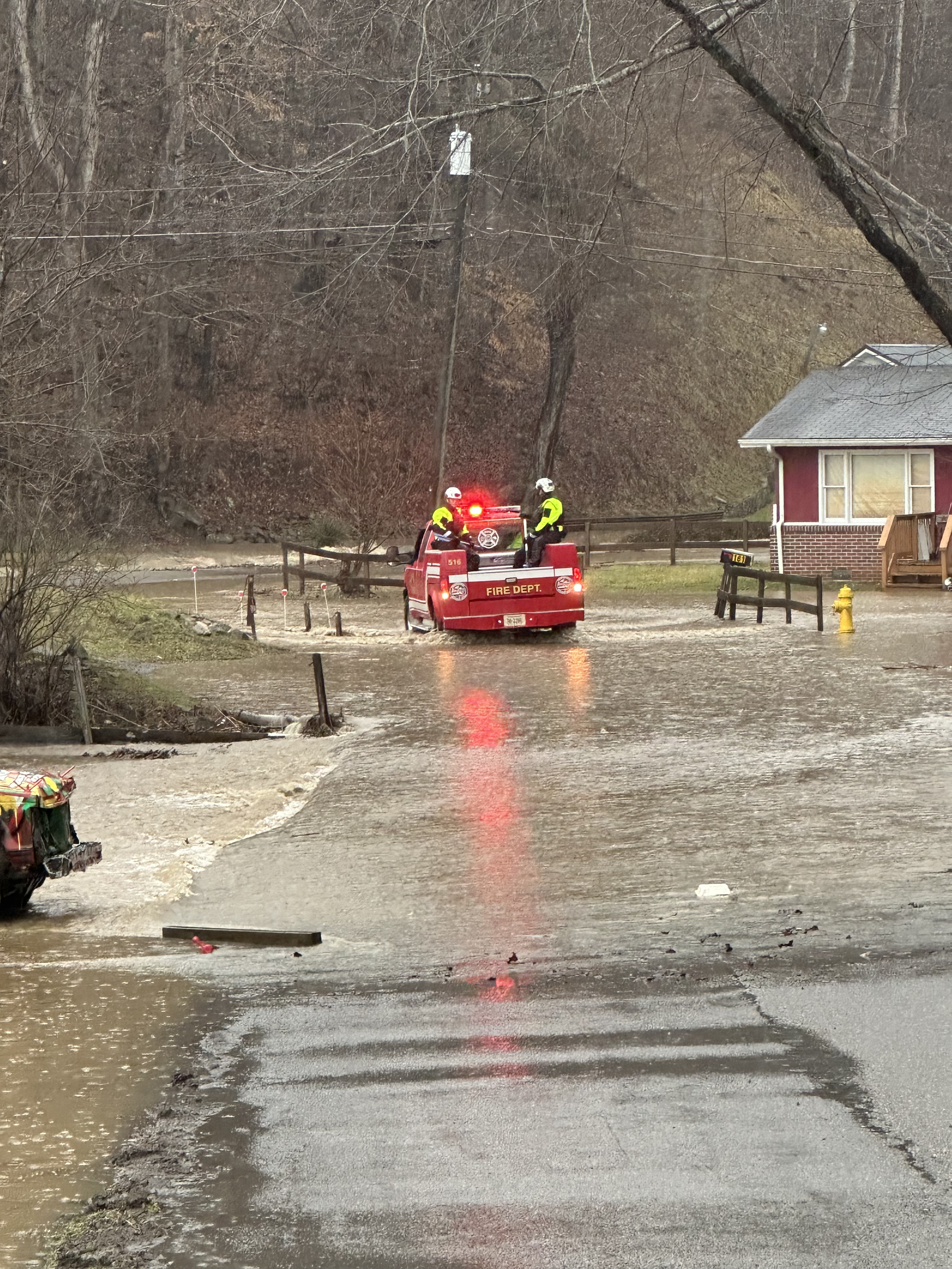 Flooding in Tazewell County. Courtesy of state Sen. Travis Hackworth.