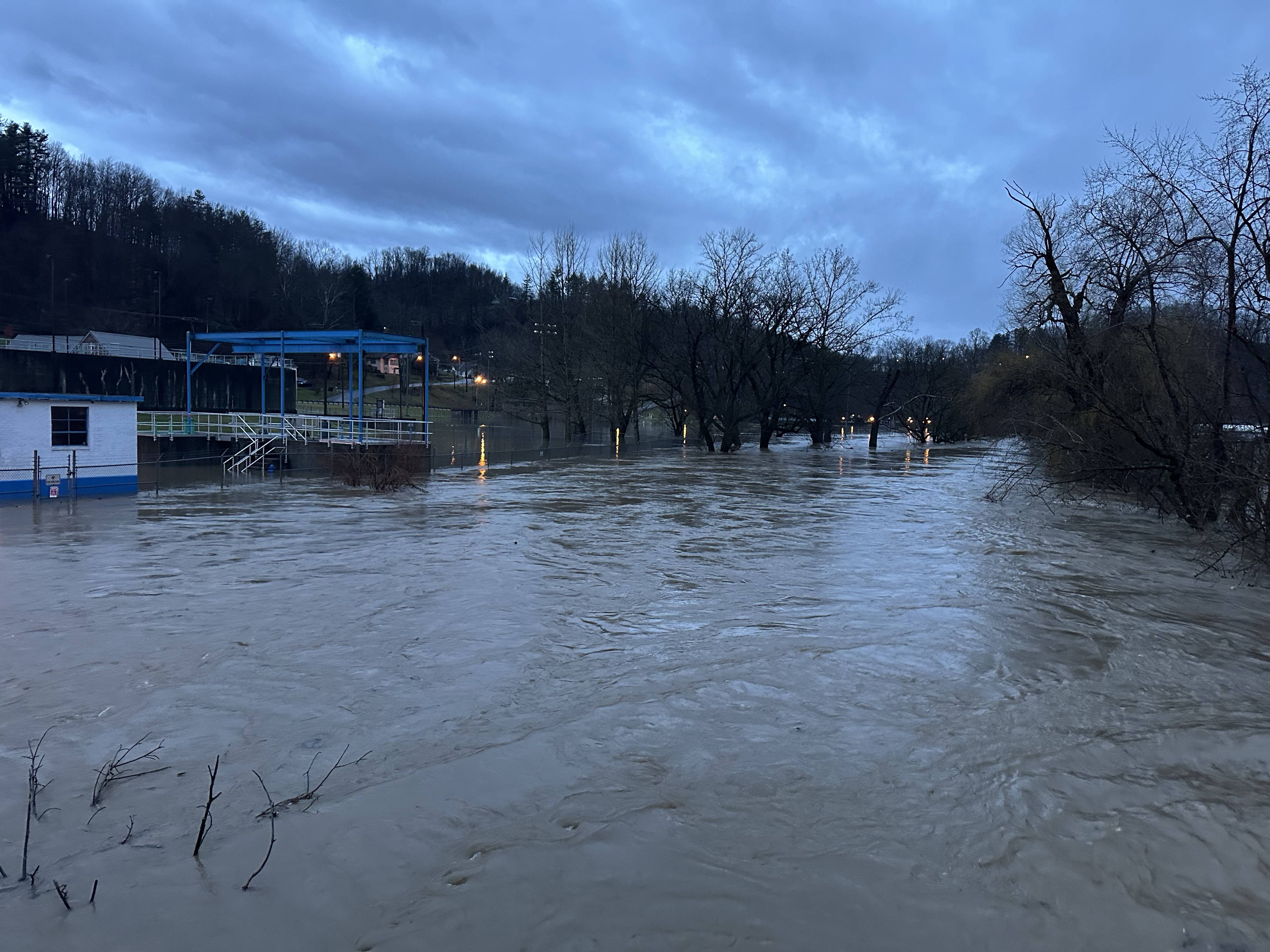 Flooding in Tazewell County. Courtesy of state Sen. Travis Hackworth.