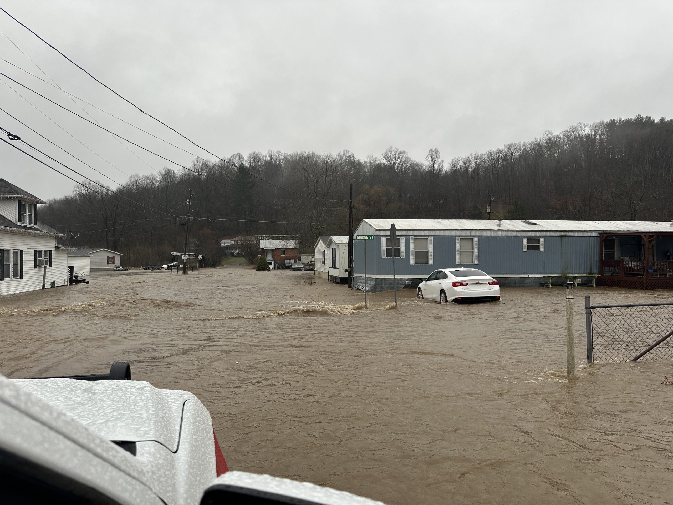 Flooding in Tazewell County. Courtesy of state Sen. Travis Hackworth.