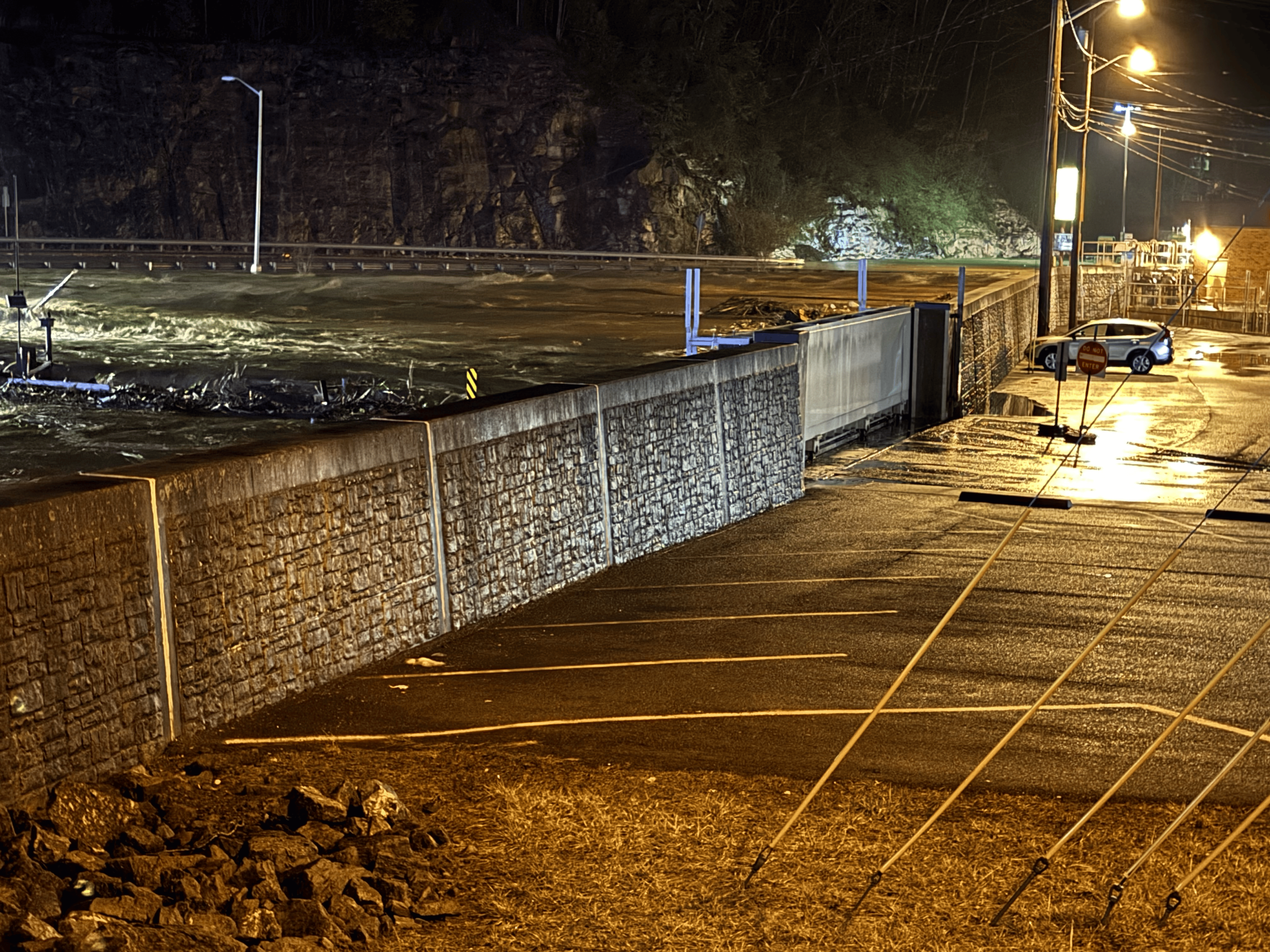 The flood gates in Buchanan County. Photo courtesy of state Sen. Todd Pillion.