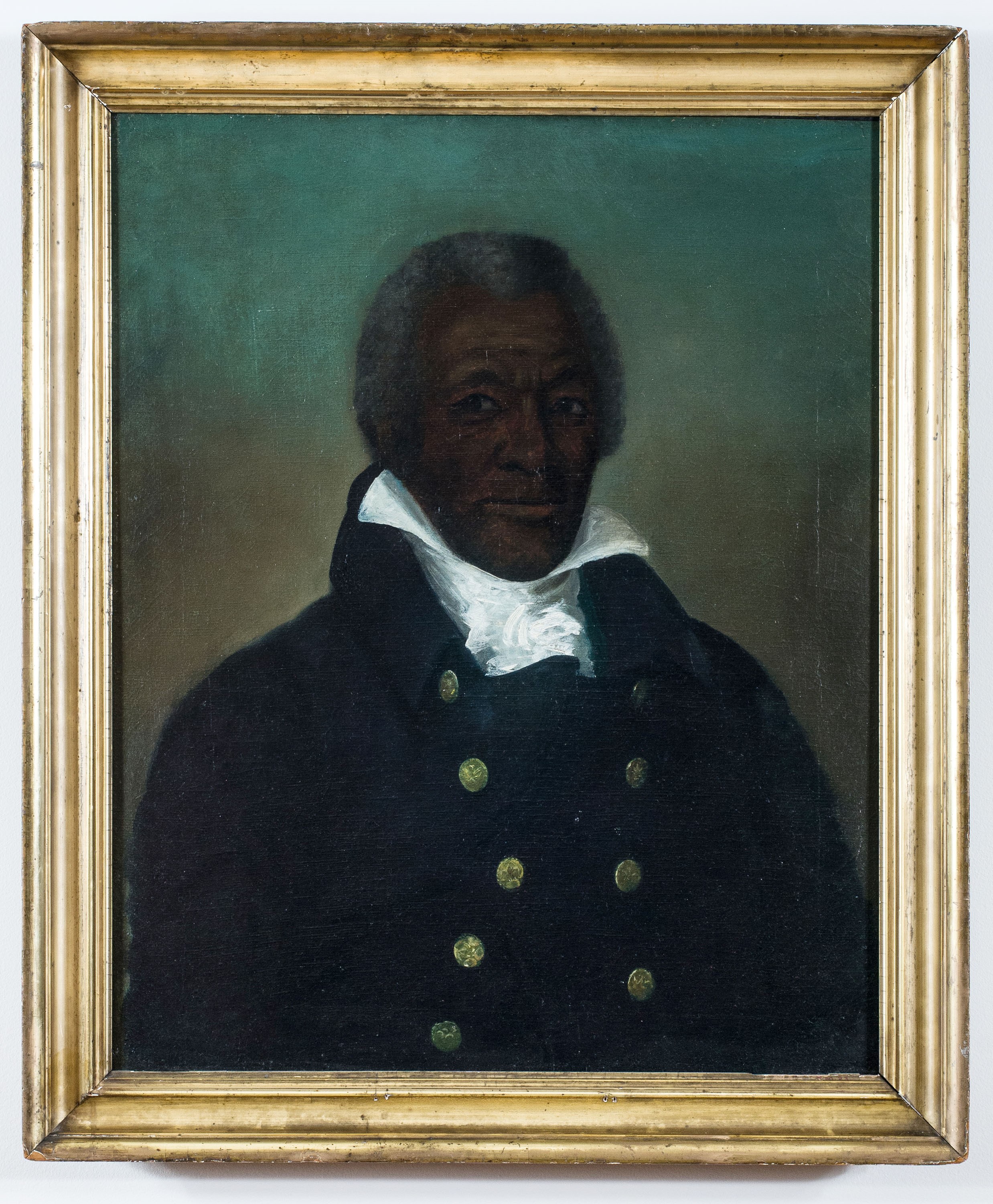 This portrait is called "James Armistead" by John Blennerhasset Martin, dated 1824. Photo credit is courtesy of the Valentine.